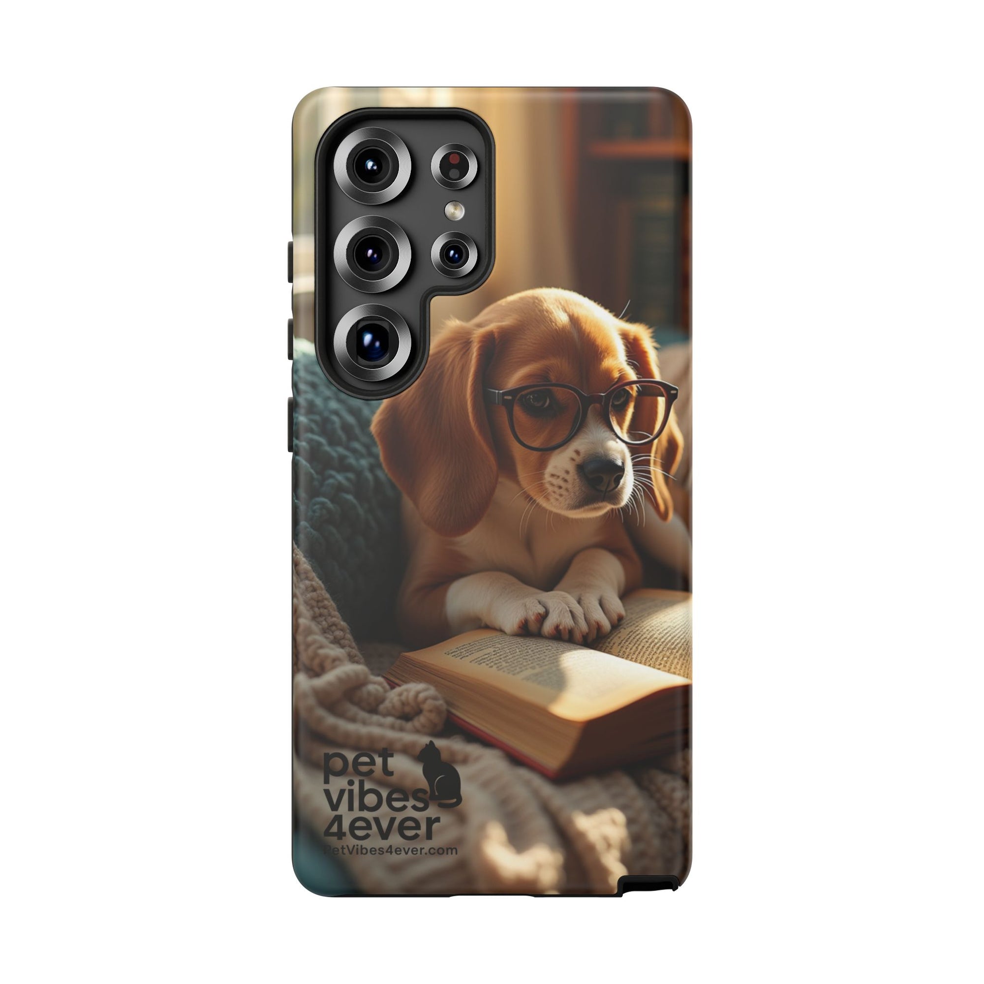 Dog-Themed Phone Case with "Pet Vibes Forever" Design, Cute Dog Accessories, Pet Lover Gift, Phone Cover, Animal Lover Decor