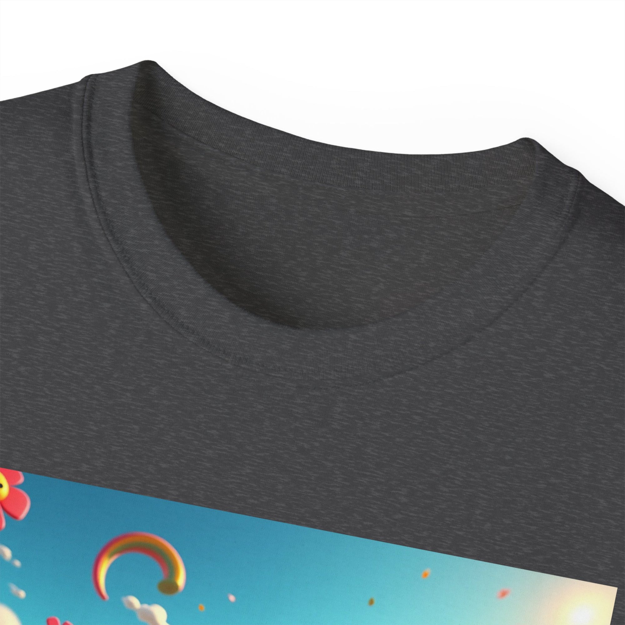 Colorful Fantasy Art Tee, Unisex Tee, Graphic T-Shirt, Fun Gift, Casual Wear, Summer Style, Festival Fashion