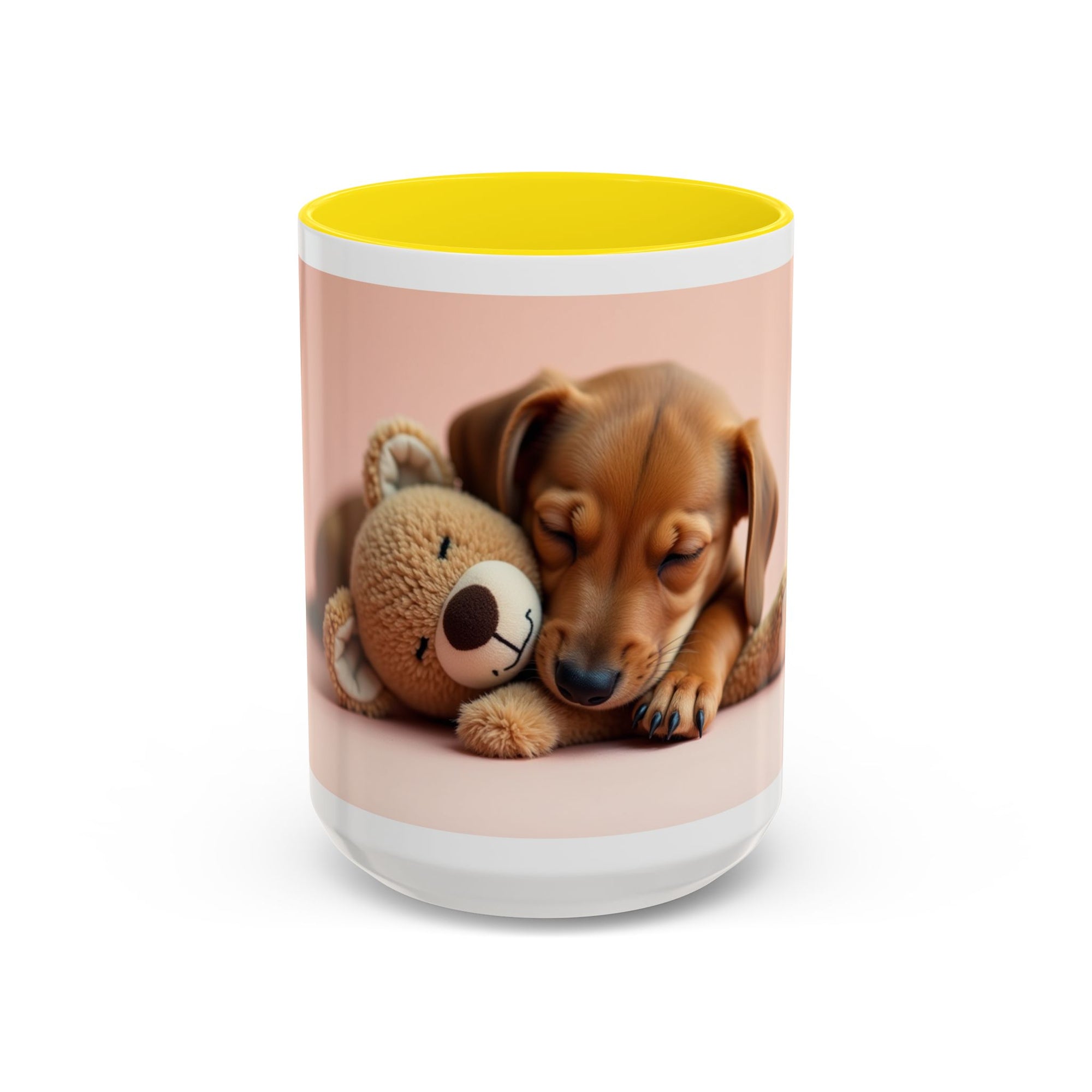 Cute Dog and Toy Accent Coffee Mug - Perfect for Pet Lovers, Gift for Animal Enthusiasts, Adorable Mug for Home and Office