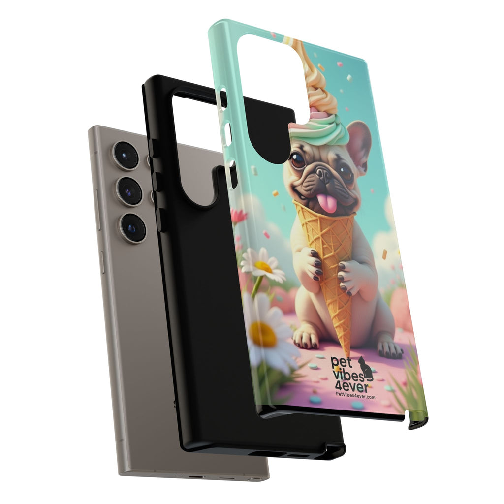 Cute Dog Phone Case, Pet Lover Gift, Tough iPhone/Android Cover, Dog Art, Fun Phone Accessory
