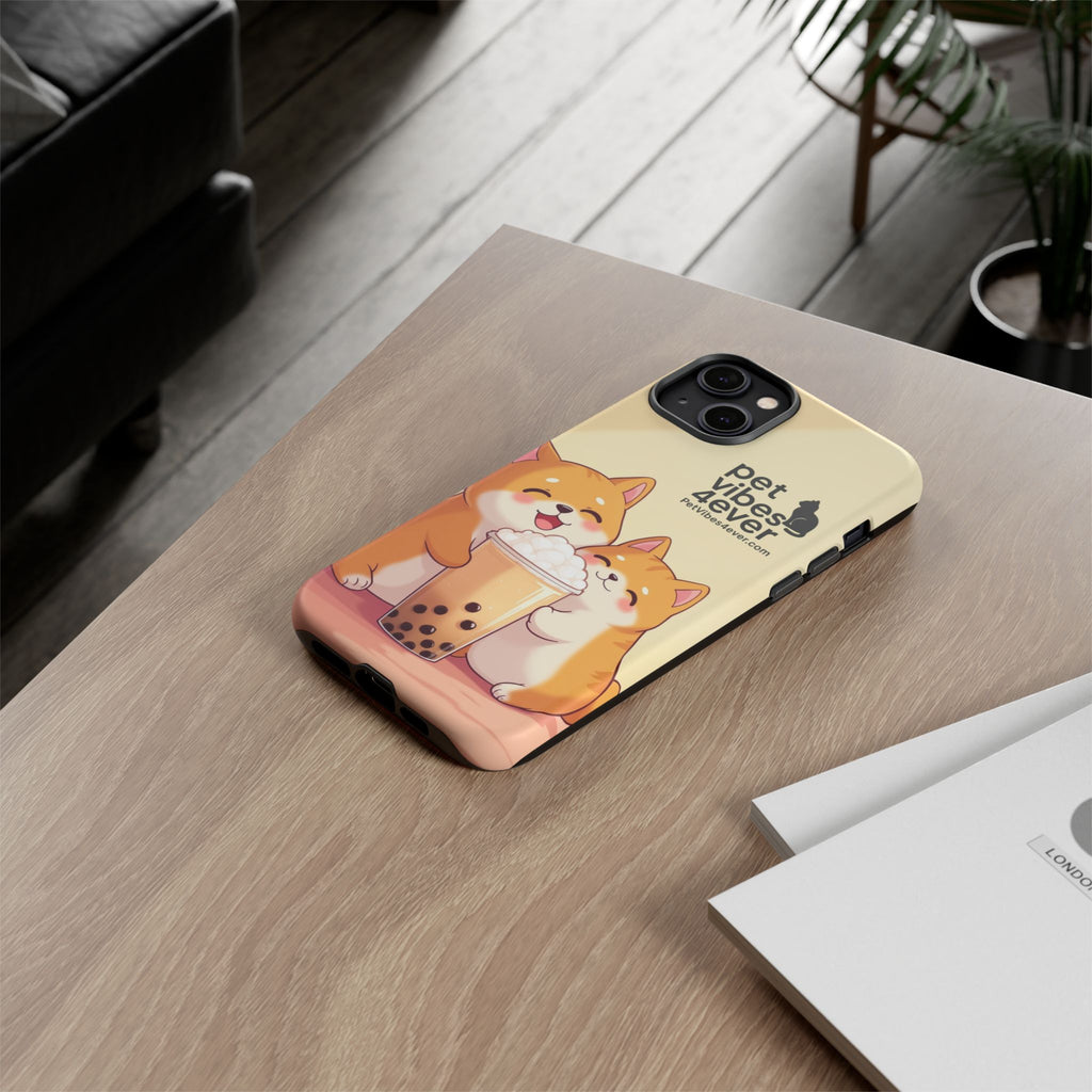 Cute Corgi Phone Cases - Playful Pet Vibes, Dog Lover Gift, Cute Animal Accessories, Pet Owner Decoration, kawaii phone cover