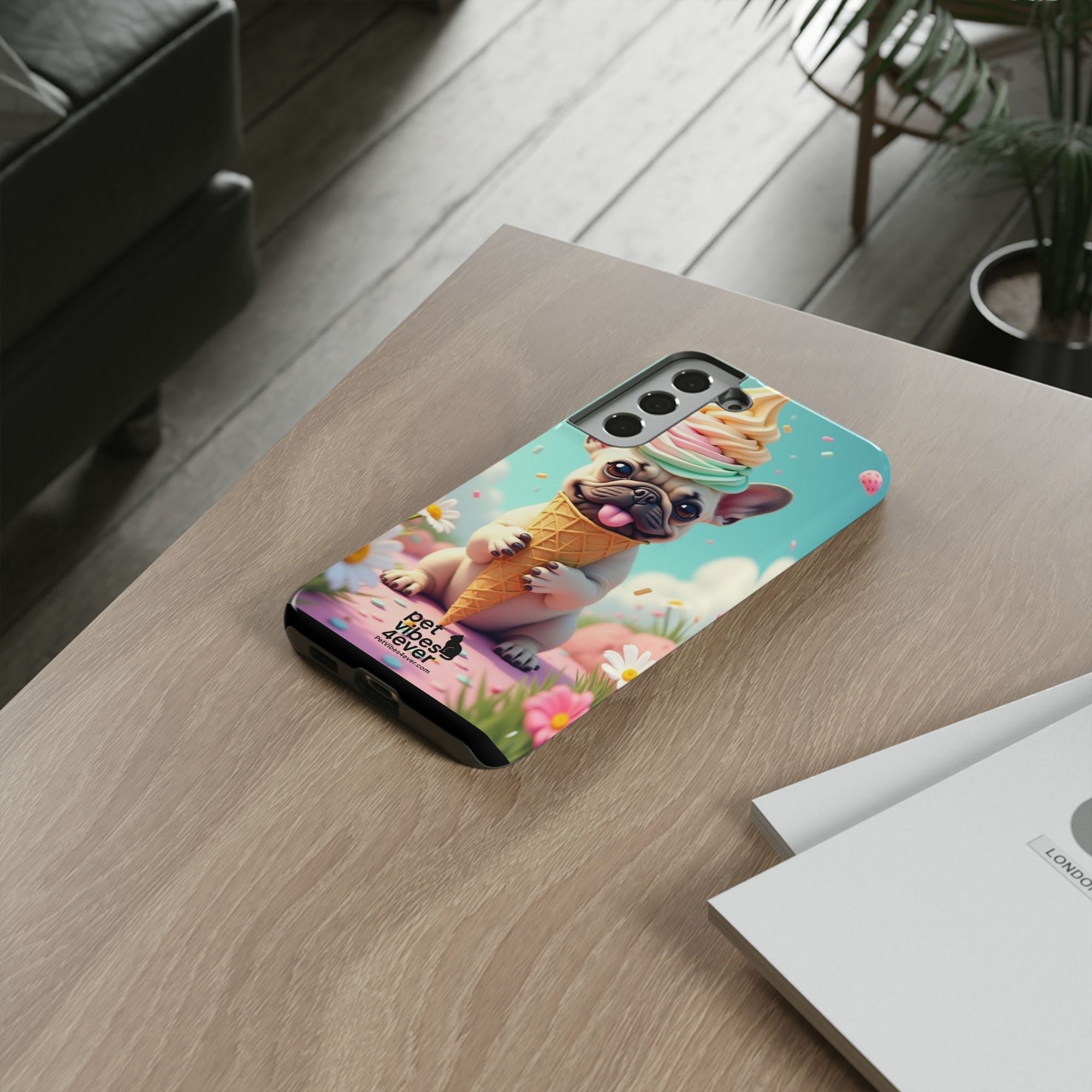 Cute Dog Phone Case, Pet Lover Gift, Tough iPhone/Android Cover, Dog Art, Fun Phone Accessory