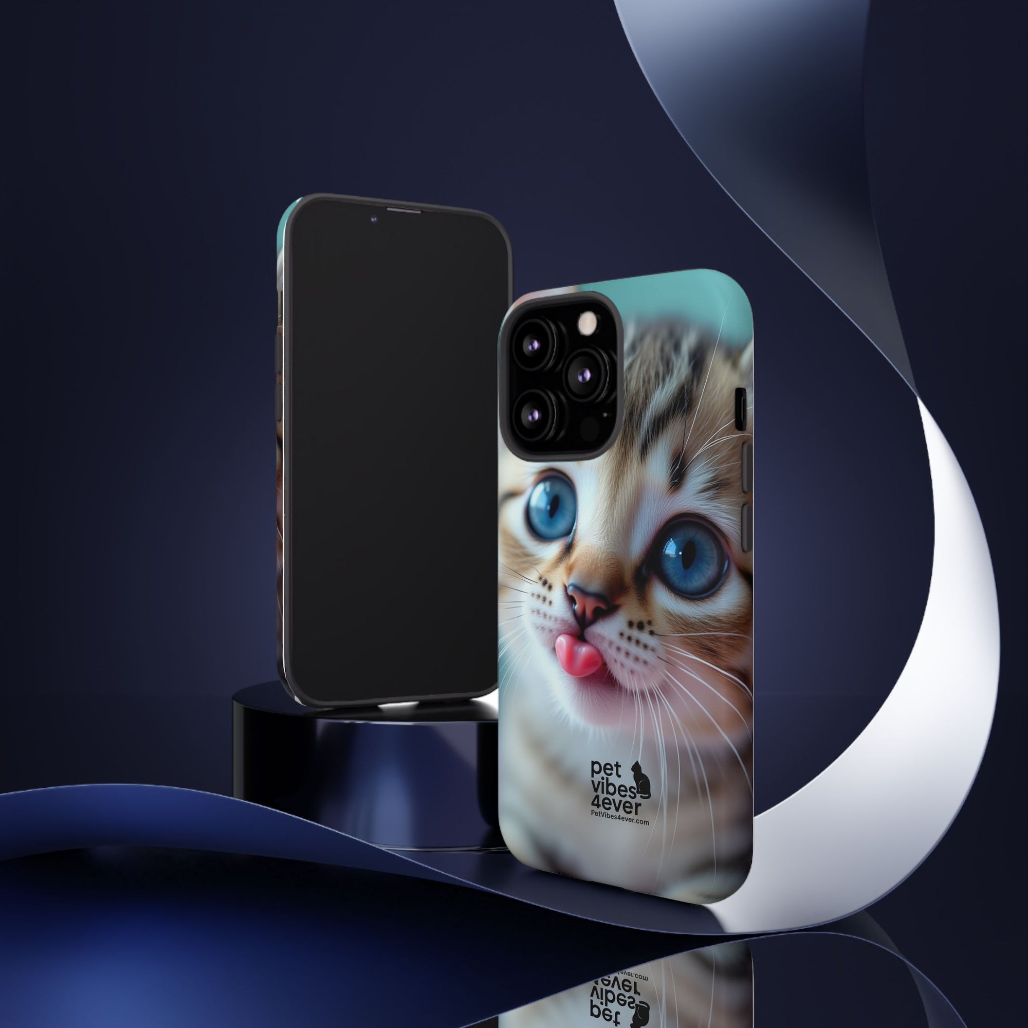 Cute Cat Phone Case, Pet Lover Gift, Funny Animal Protector, Cute Tech Accessories, Cat Mom Gift