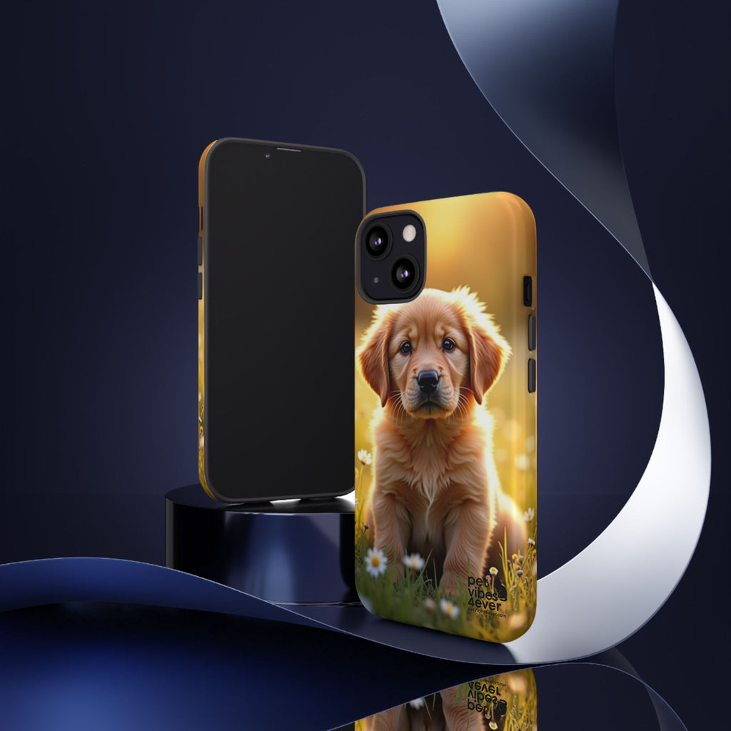 Golden Retriever Phone Case, Cute Dog Phone Cover, Pet Lover Gift, Tough Phone Cases, Puppy Design Mobile Protector