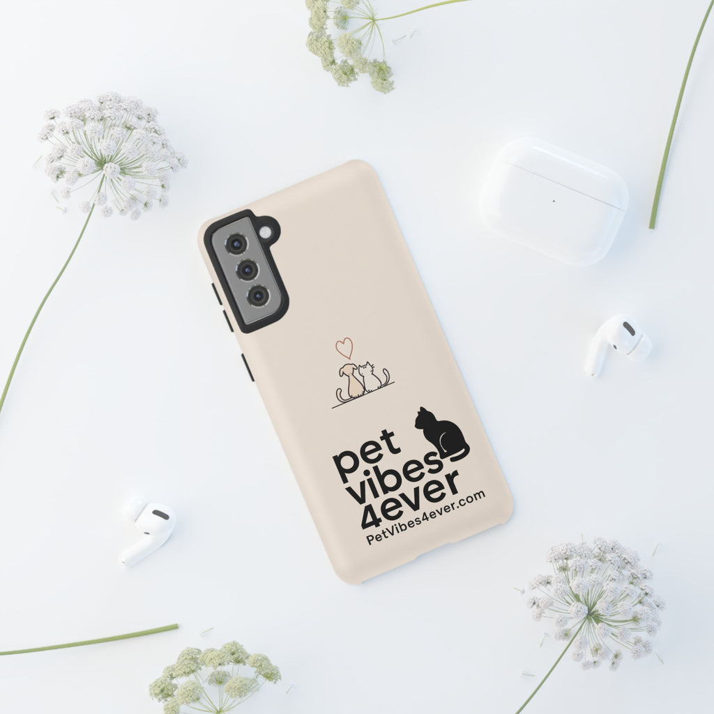 Cute Cat Phone Case - Pet Lovers Gift, Tough Cases, Customizable, Animal Lover, Cat Mom/Dad, Funny Cat Merchandise