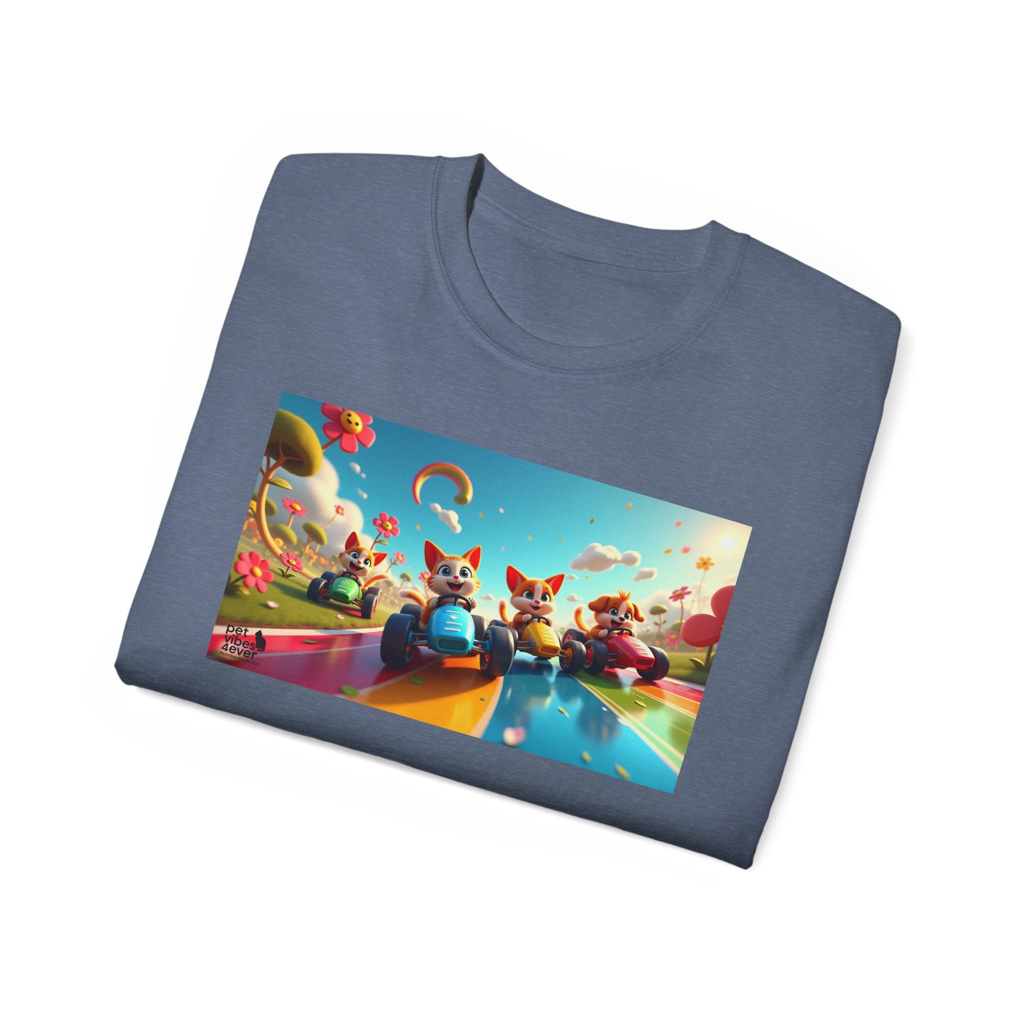 Colorful Fantasy Art Tee, Unisex Tee, Graphic T-Shirt, Fun Gift, Casual Wear, Summer Style, Festival Fashion