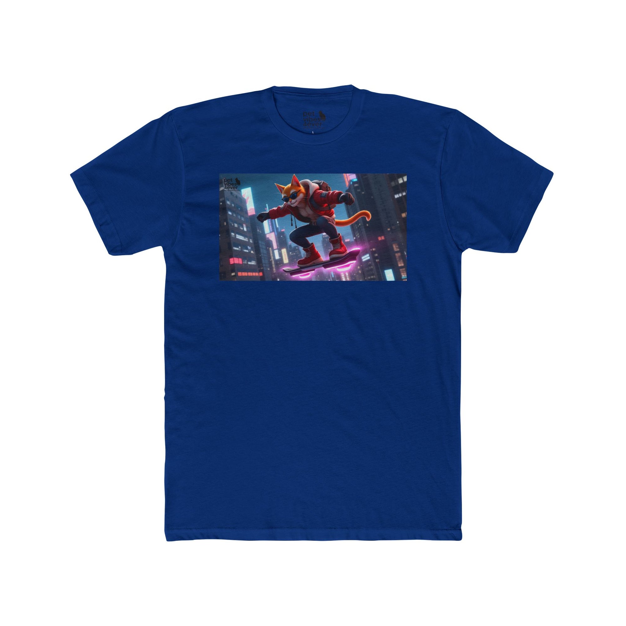 Urban Cat Adventure Tee | Cool Graphic T-Shirt, Streetwear, Anime Style, Skater Apparel, Gift for Cat Lovers, Summer Fashion