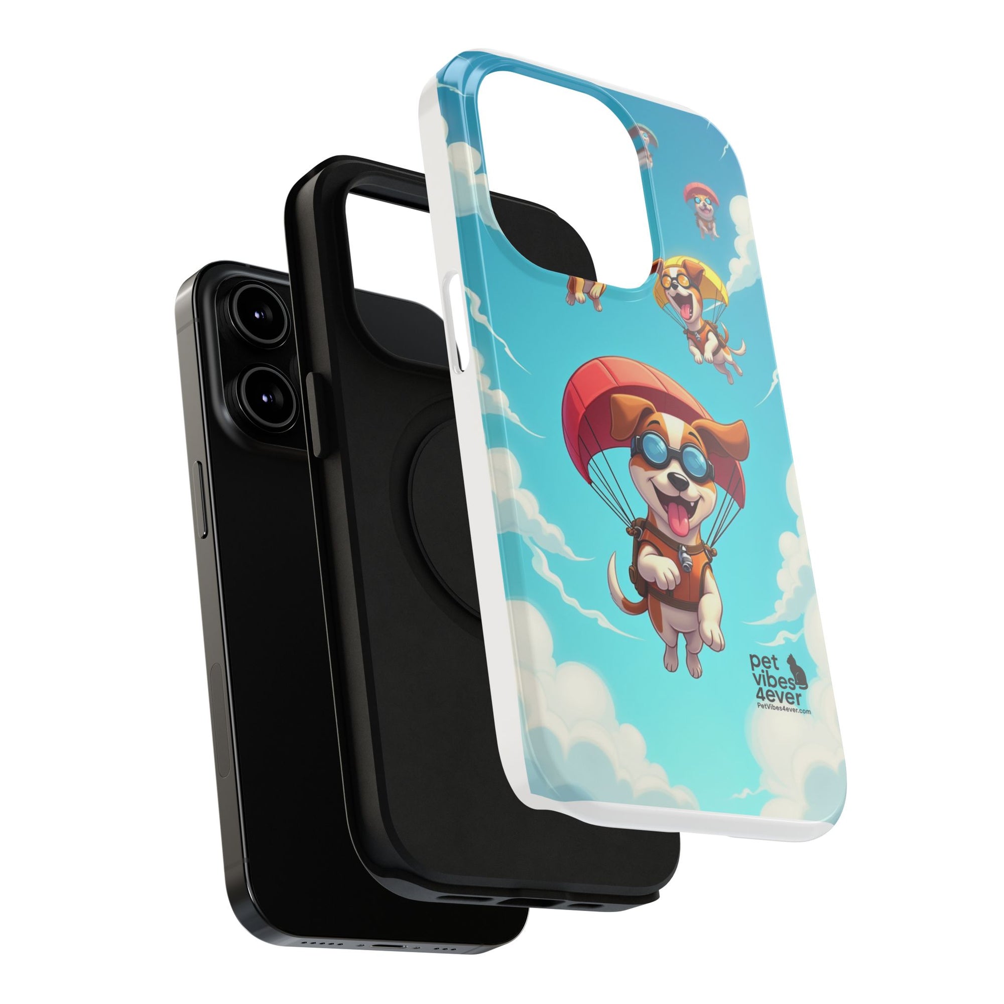Playful Pet Vibes iPhone Case | Impact-Resistant Dog Design, Gifts for Dog Lovers, Cute Phone Accessory, Fun Pet Merchandise, [...]
