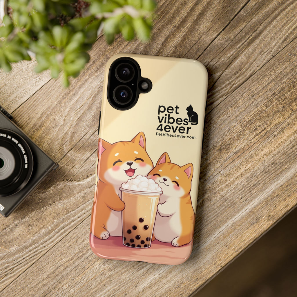 Cute Corgi Phone Cases - Playful Pet Vibes, Dog Lover Gift, Cute Animal Accessories, Pet Owner Decoration, kawaii phone cover