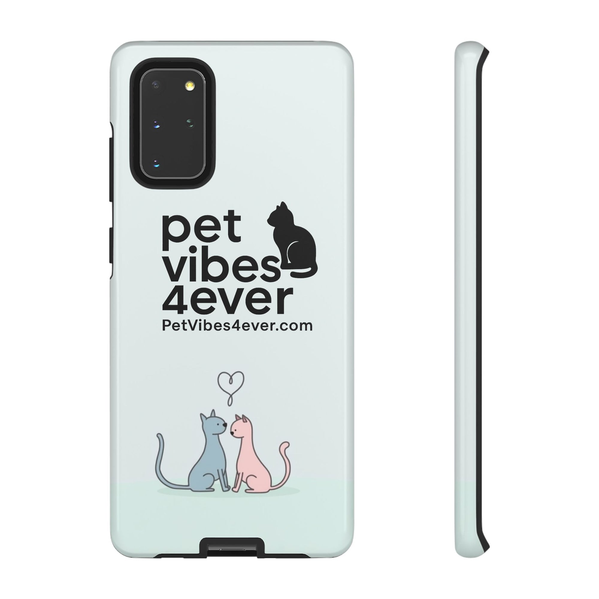 Cute Cat Phone Case, Colorful Tough Case for Pet Lovers, Cat-Themed Accessory, Gift for Animal Lovers, Mobile Phone Protection