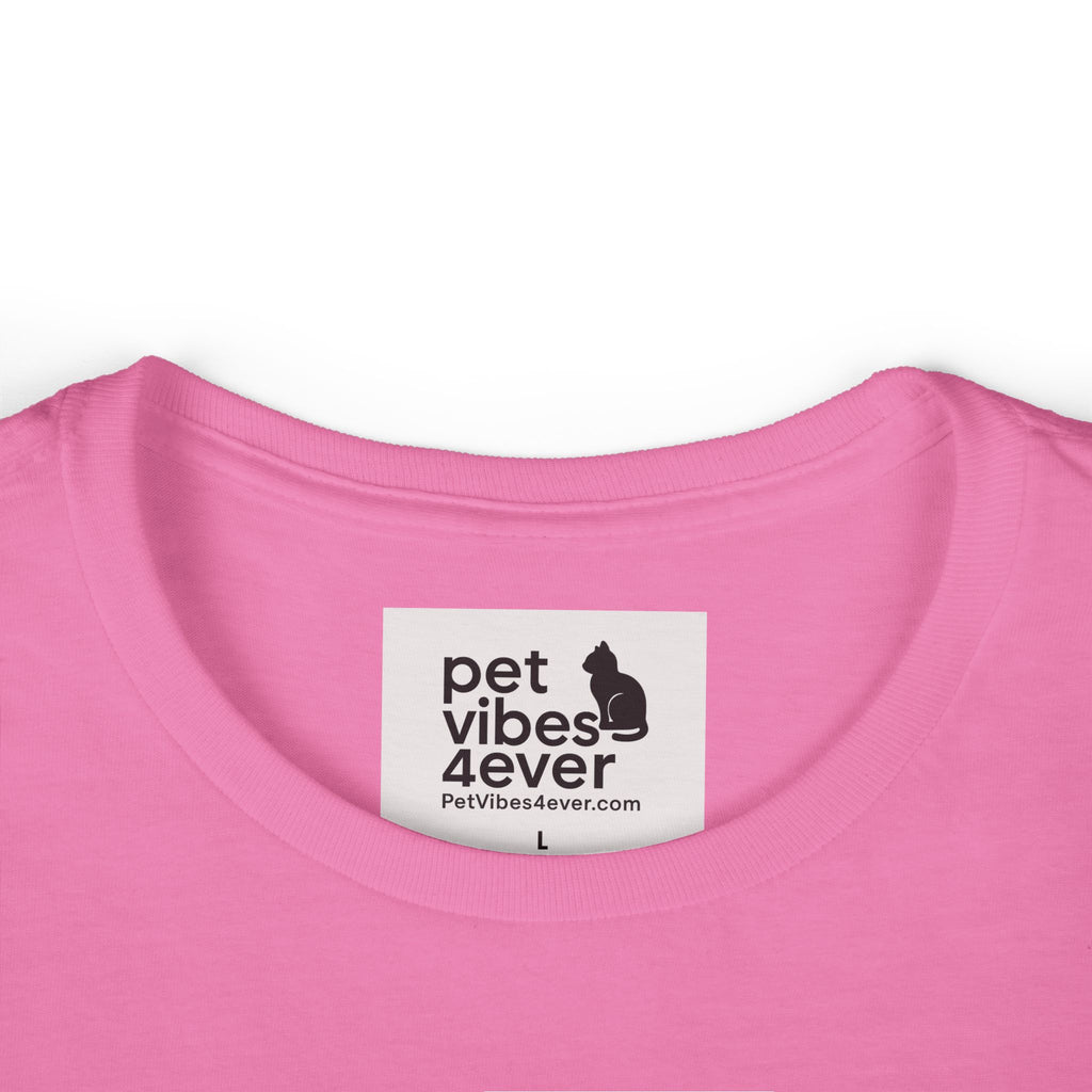 Adorable Puppy Love Women's Softstyle Tee, Cute Pet T-Shirt, Dog Lover Gift, Animal Lover Shirt, Perfect for Casual Wear