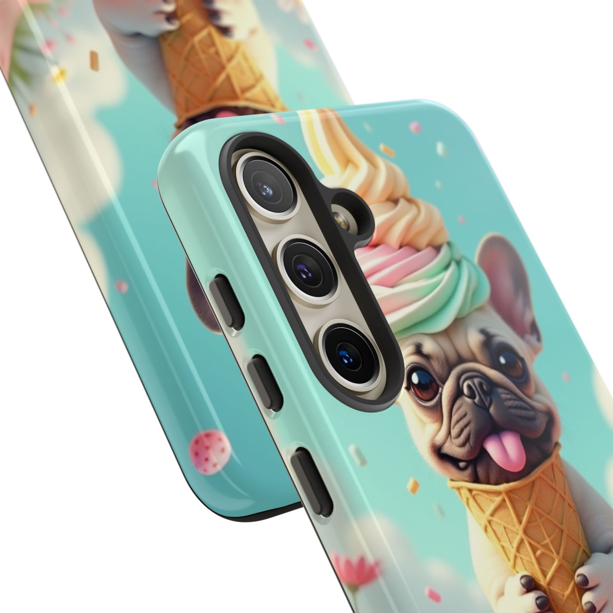 Cute Dog Phone Case, Pet Lover Gift, Tough iPhone/Android Cover, Dog Art, Fun Phone Accessory