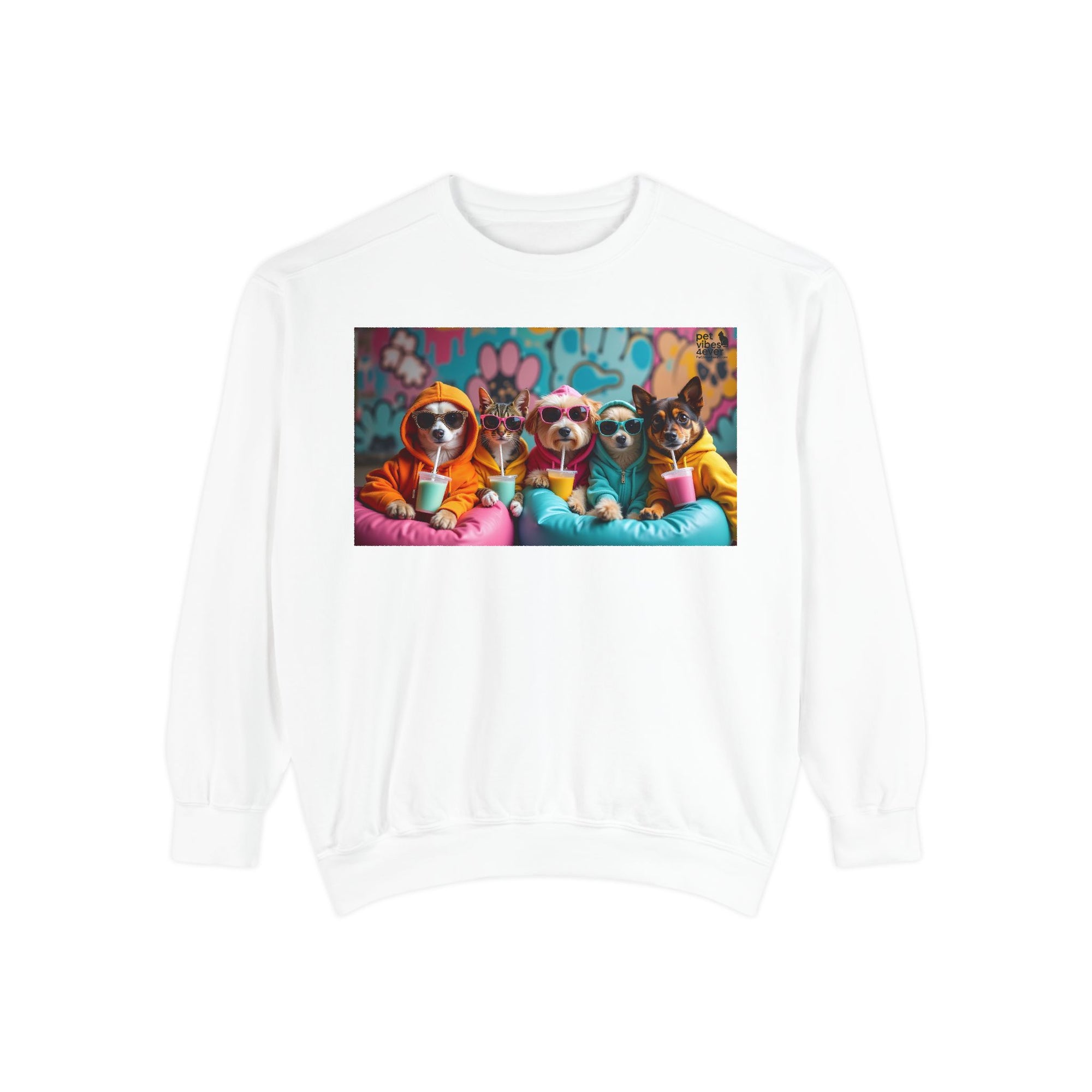 Colorful Dog Lovers Unisex Sweatshirt, Cozy Apparel for Pet Owners, Gift for Dog Lovers, Cute Animal Sweatshirt, Fun Casual Wear