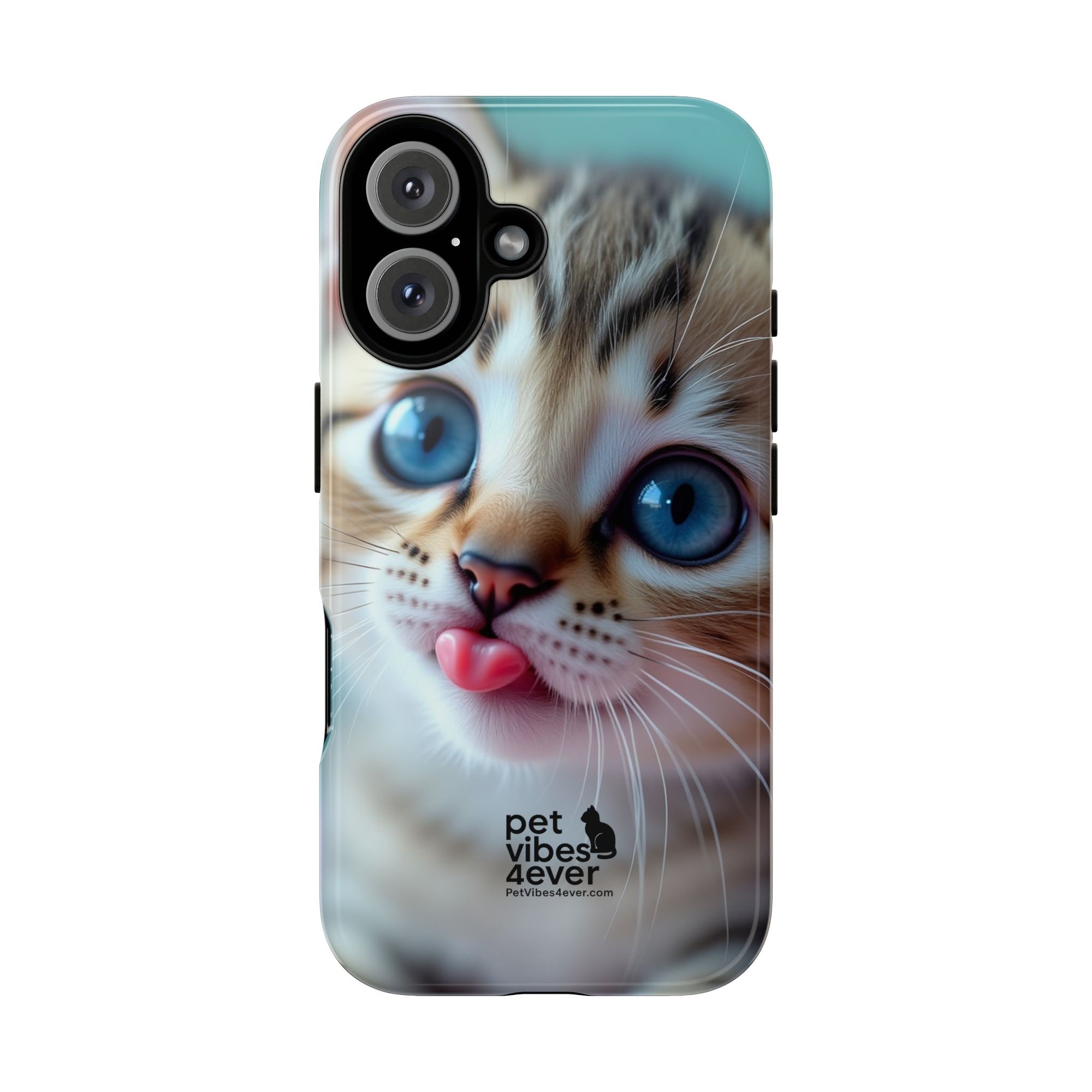 Cute Cat Phone Case, Pet Lover Gift, Funny Animal Protector, Cute Tech Accessories, Cat Mom Gift