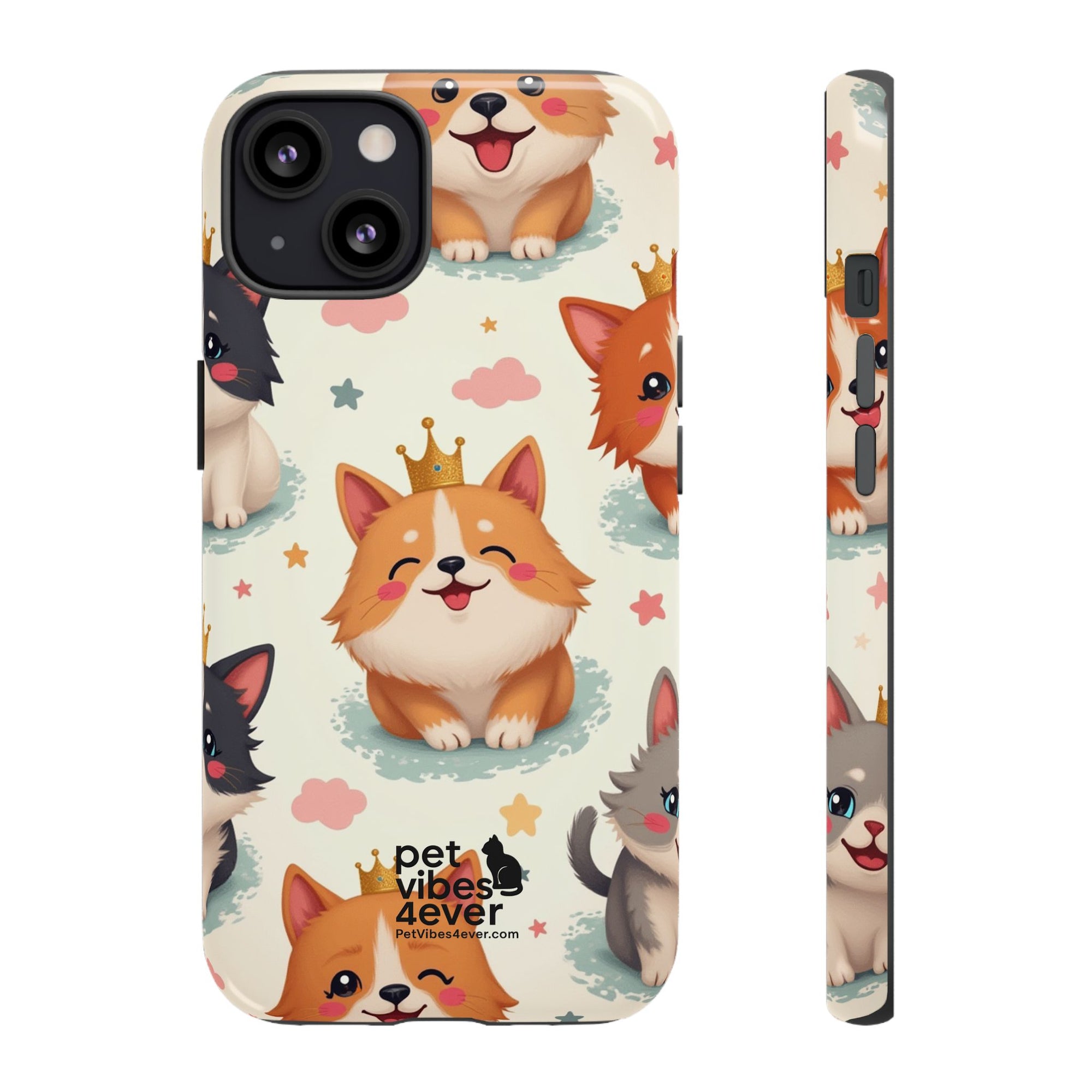 Cute Pet Phone Case, Dog Lover Accessory, Cat Phone Cover, Gift for Animal Lovers, Birthday Present, Pet Vibes Forever