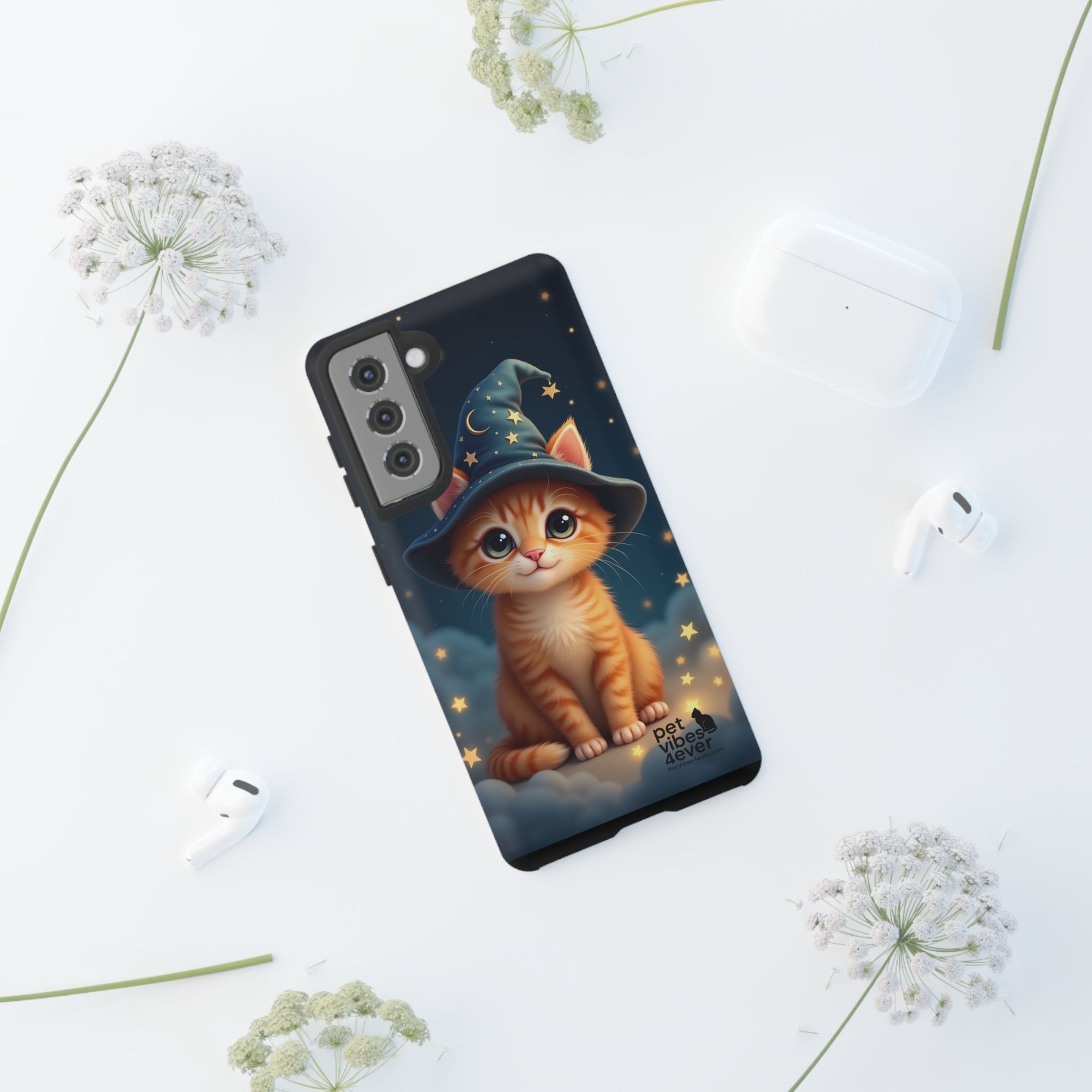 Cat-Themed Phone Case, Magical Cat Case, Pet Lover Gift, Cute Animal Accessories, Birthday Present For Cat Owners
