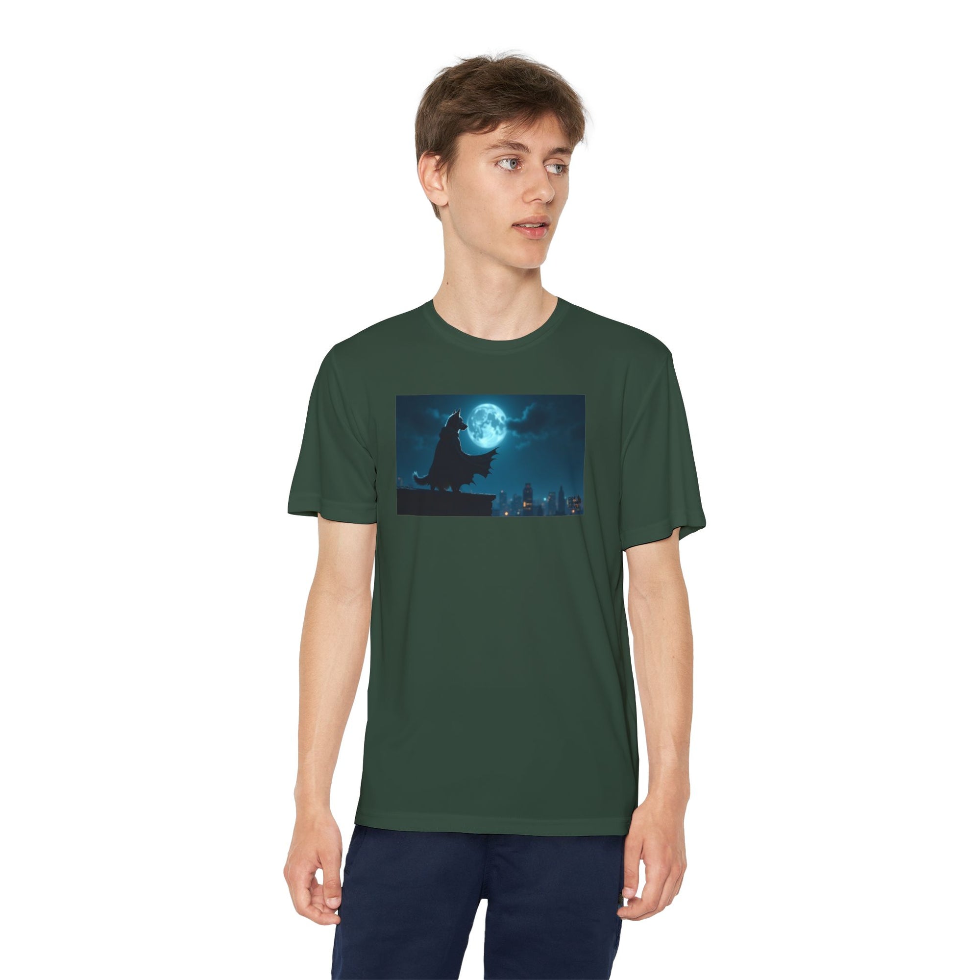 Youth Competitor Tee with Bold Eclipse Design, Perfect for Sports Events, Birthdays, Fun Outings, Team Spirit, Unique Gift Idea