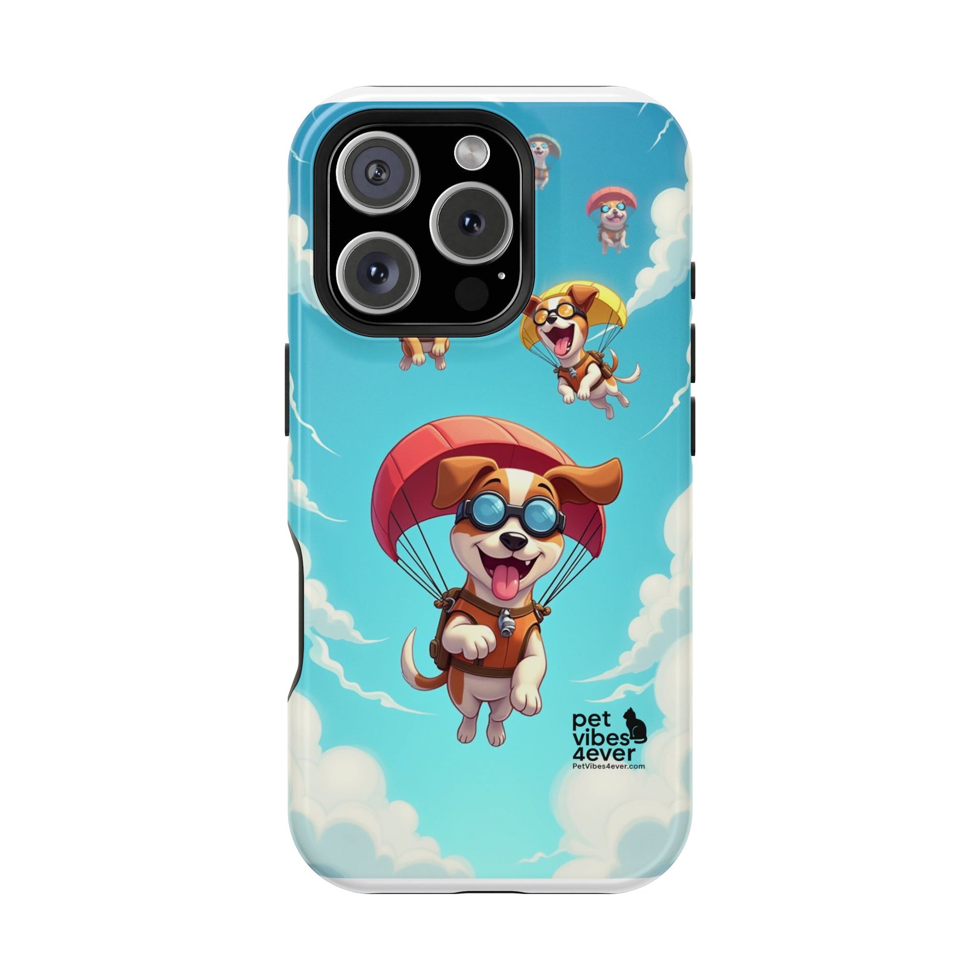Playful Pet Vibes iPhone Case | Impact-Resistant Dog Design, Gifts for Dog Lovers, Cute Phone Accessory, Fun Pet Merchandise, [...]