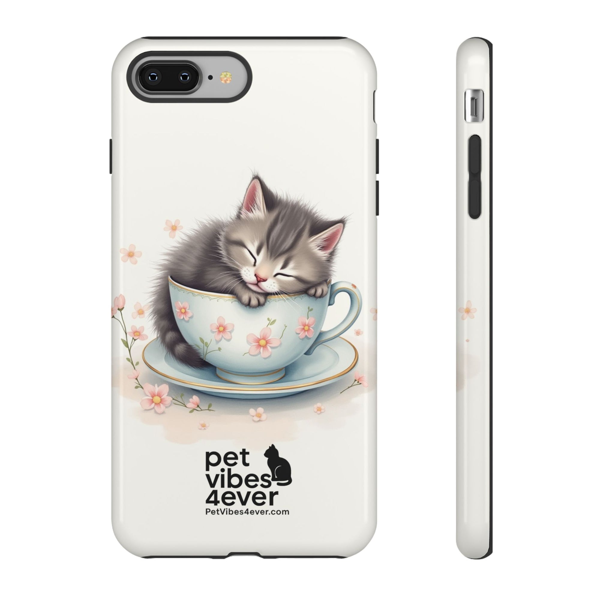 Cute Cat Phone Case - Tough Cases for Animal Lovers, Pet Gifts, Phone Accessories, Kitten Merchandise, Cute Cat Decor