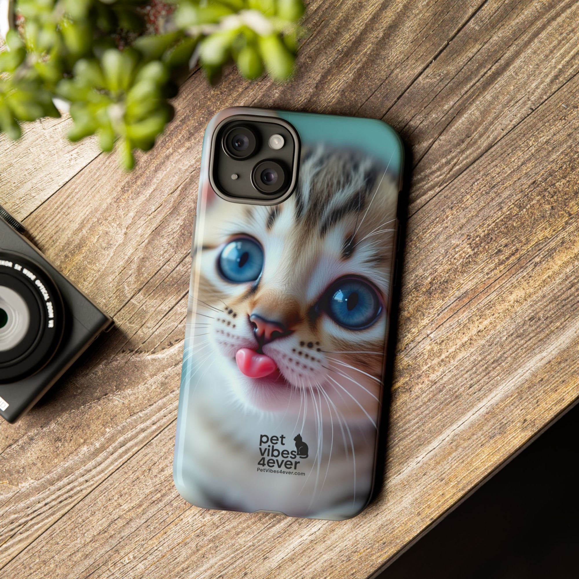 Cute Cat Phone Case, Pet Lover Gift, Funny Animal Protector, Cute Tech Accessories, Cat Mom Gift