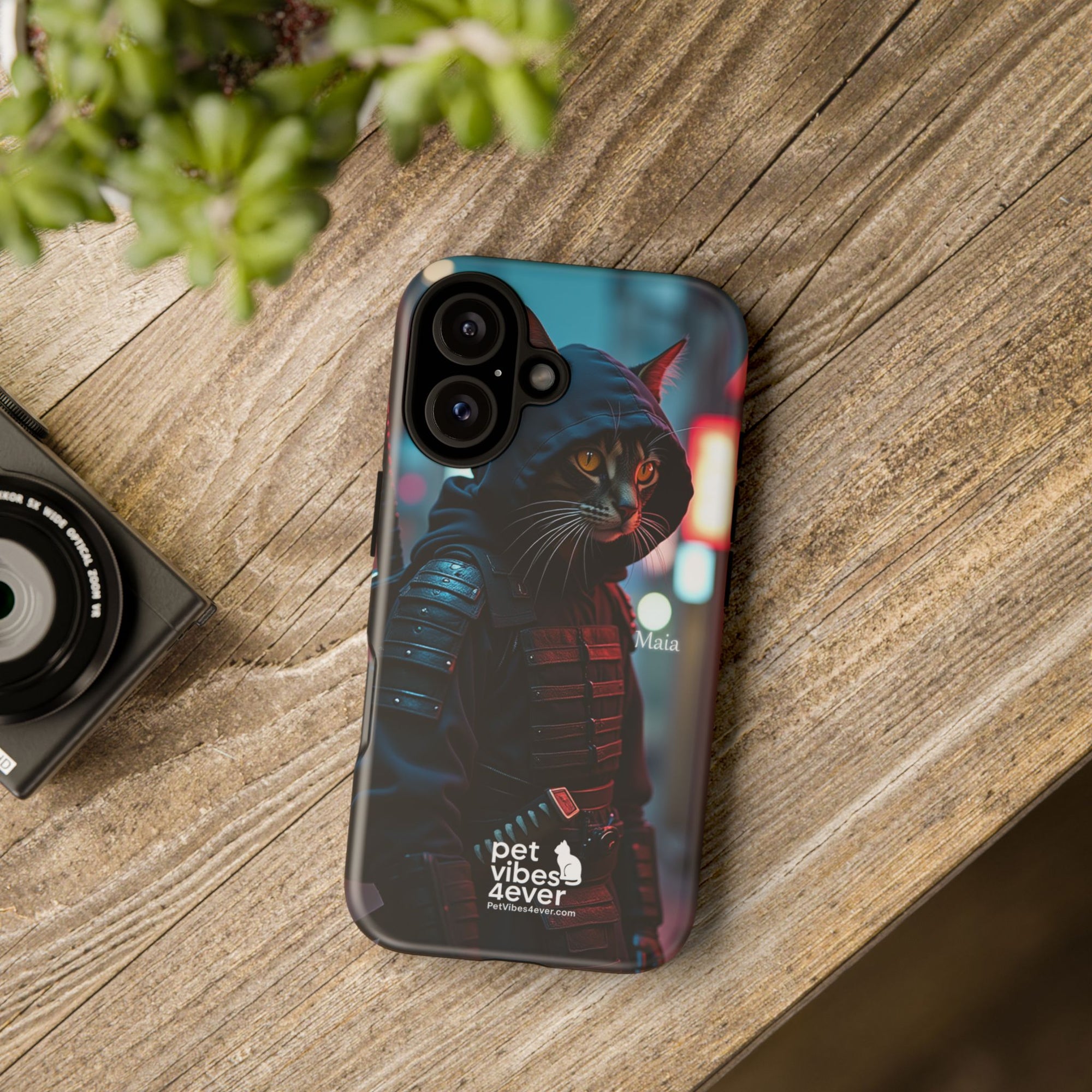 Tough Cases: Cool Cat Phone Case with 'Pet Vibes 4ever', Perfect for Cat Lovers, Unique Gift for Pet Enthusiasts, Fun Phone Accessory, [...]