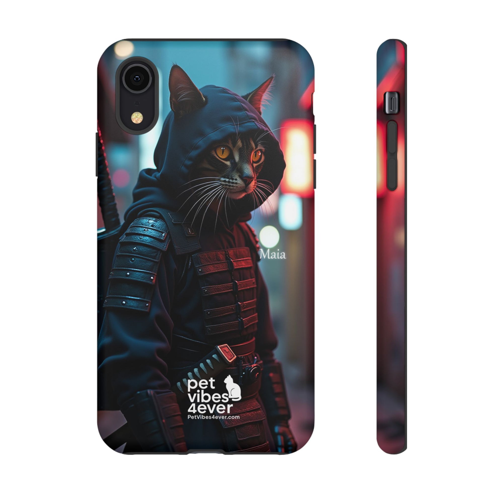 Tough Cases: Cool Cat Phone Case with 'Pet Vibes 4ever', Perfect for Cat Lovers, Unique Gift for Pet Enthusiasts, Fun Phone Accessory, [...]