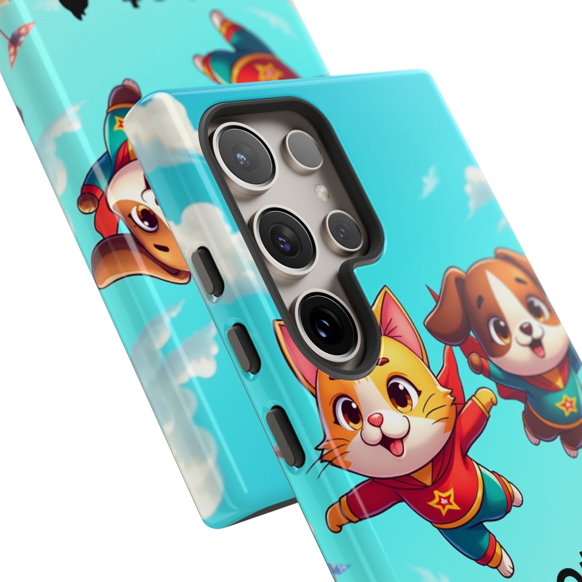 Pet Vibes Forever Tough Phone Cases, Cute Dog and Cat Design, Pet Lover Gift, Fun Phone Accessory, Animal Theme Decor