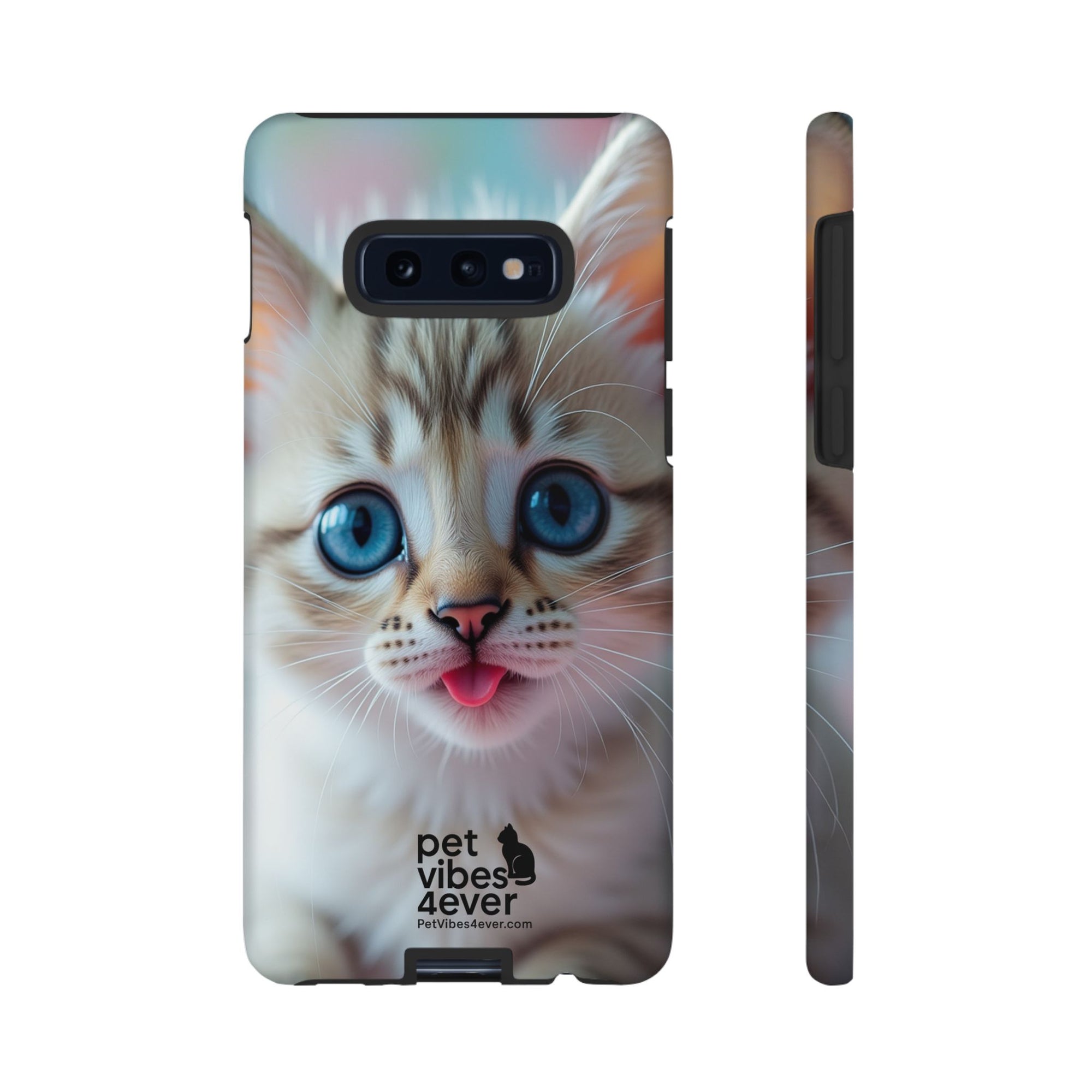 Cute Cat Phone Case with Pet Vibes, Perfect Gift for Cat Lovers, Fun Tech Accessories for Birthdays, Animal Lovers, Kawaii Style