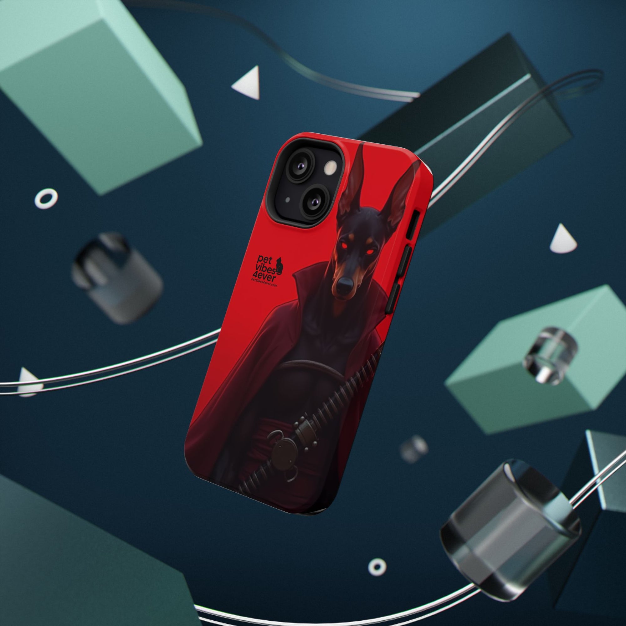 Impact-Resistant Phone Cases with Bold Dog Design, Durable Silicone, Gifts for Dog Lovers, Unique Cell Phone Accessories, Pet-Themed Gifts
