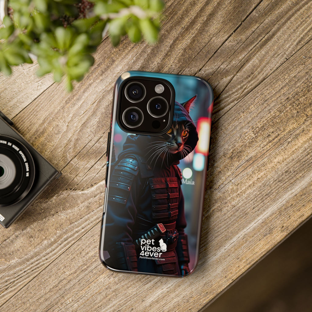 Tough Cases: Cool Cat Phone Case with 'Pet Vibes 4ever', Perfect for Cat Lovers, Unique Gift for Pet Enthusiasts, Fun Phone Accessory, [...]