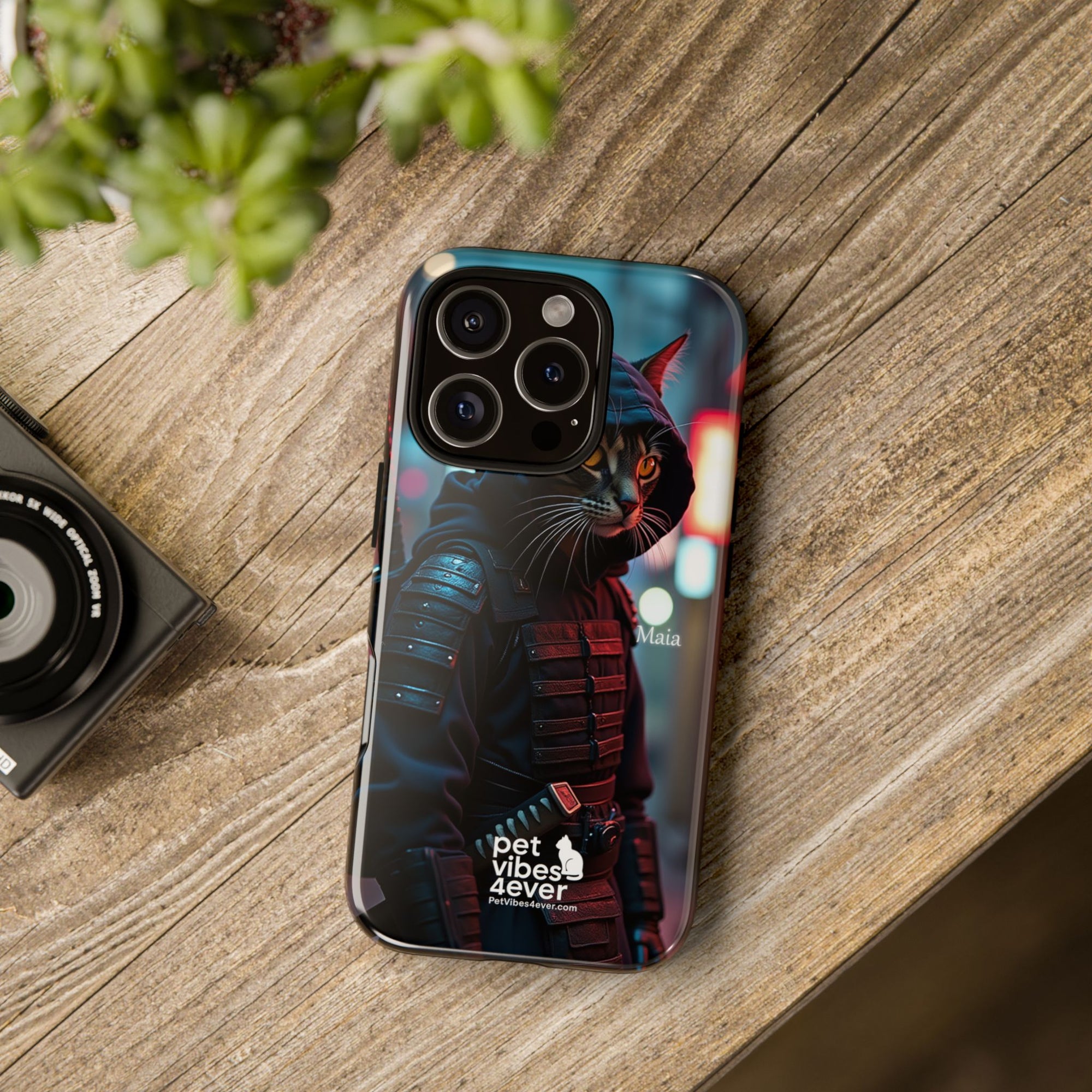 Tough Cases: Cool Cat Phone Case with 'Pet Vibes 4ever', Perfect for Cat Lovers, Unique Gift for Pet Enthusiasts, Fun Phone Accessory, [...]
