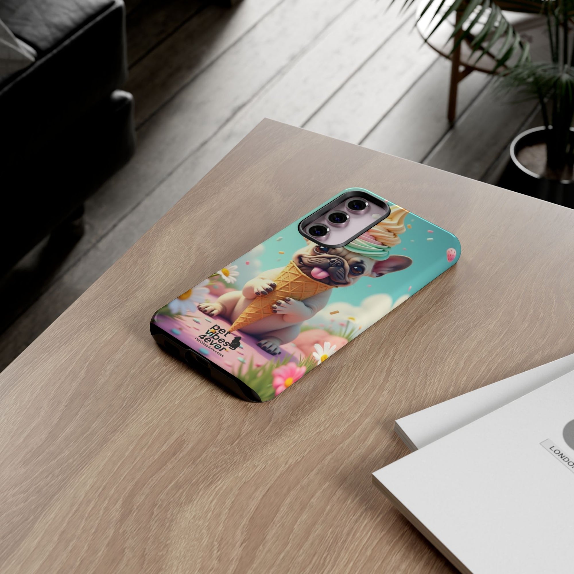 Cute Dog Phone Case, Pet Lover Gift, Tough iPhone/Android Cover, Dog Art, Fun Phone Accessory