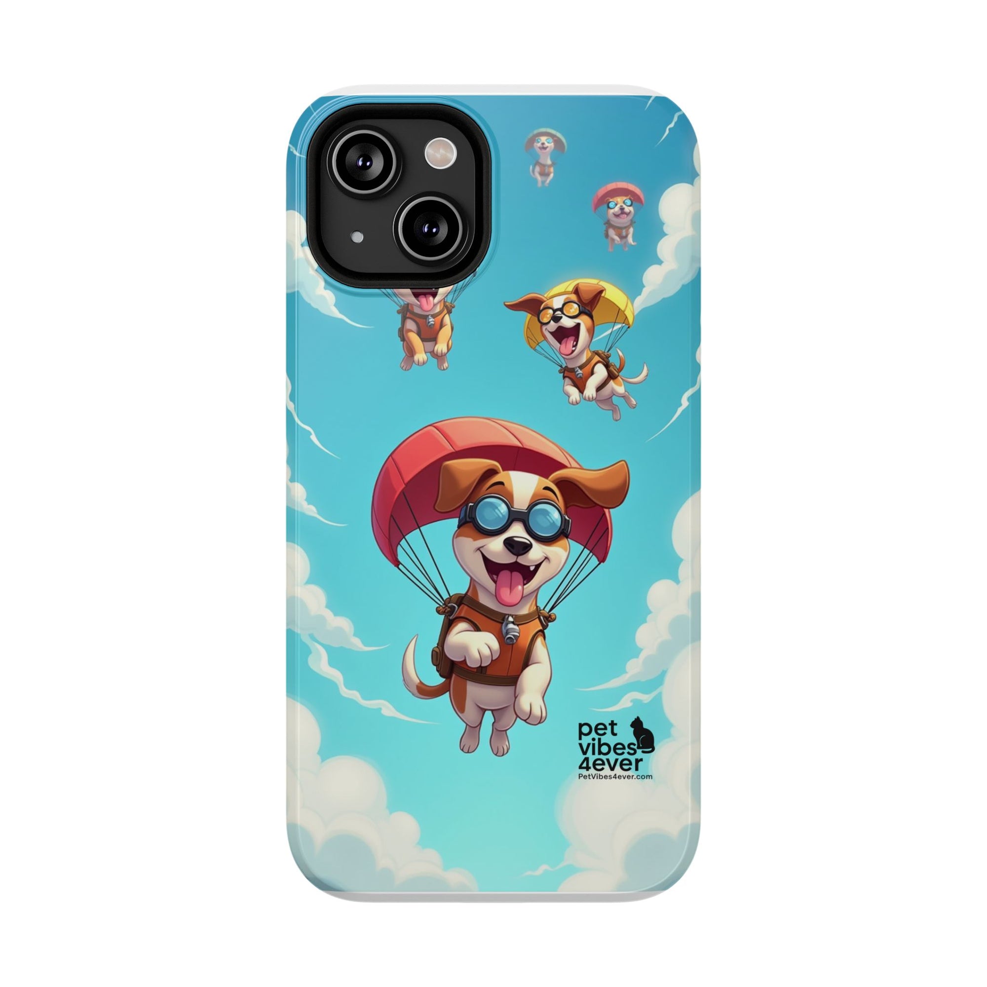 Playful Pet Vibes iPhone Case | Impact-Resistant Dog Design, Gifts for Dog Lovers, Cute Phone Accessory, Fun Pet Merchandise, [...]