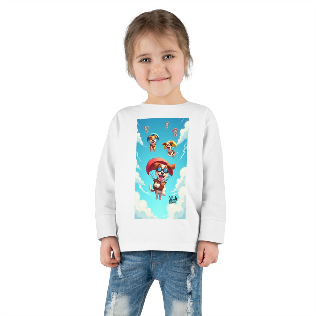Toddler Superhero Long Sleeve Tee, Cute Kids Shirt, Birthday Gift, Party Outfit, Everyday Wear, Playdate Style