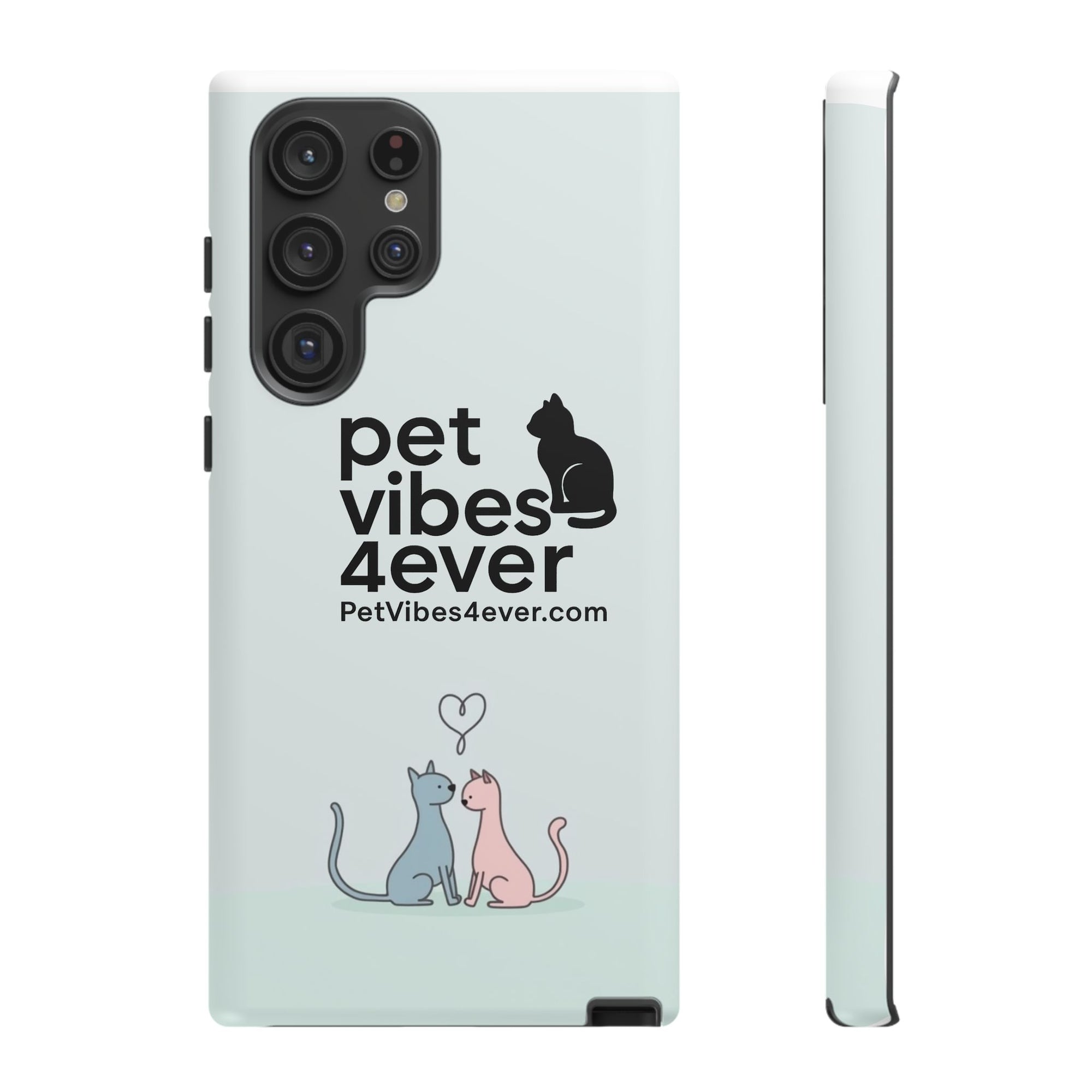 Cute Cat Phone Case, Colorful Tough Case for Pet Lovers, Cat-Themed Accessory, Gift for Animal Lovers, Mobile Phone Protection