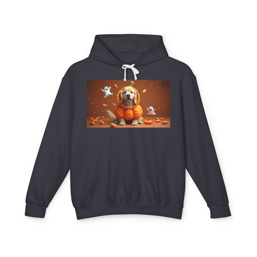 Cozy Halloween Dog Hoodie, Unisex Lightweight Sweatshirt, Perfect Fall Gift, Pet Lovers Apparel, Spooky Season Sweatshirt