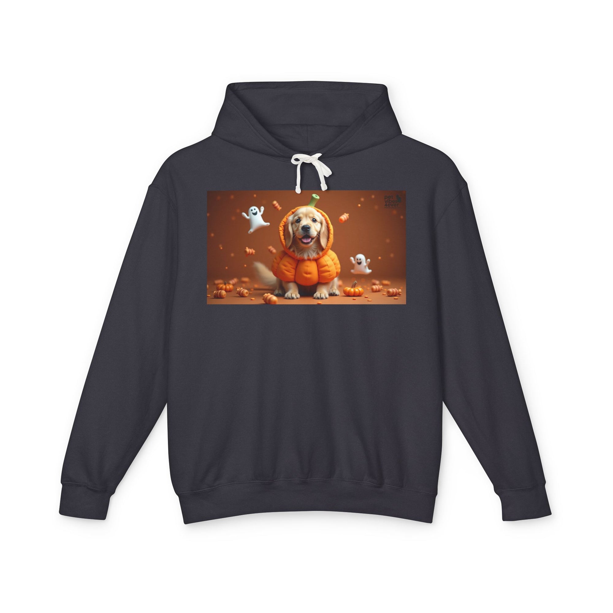 Cozy Halloween Dog Hoodie, Unisex Lightweight Sweatshirt, Perfect Fall Gift, Pet Lovers Apparel, Spooky Season Sweatshirt