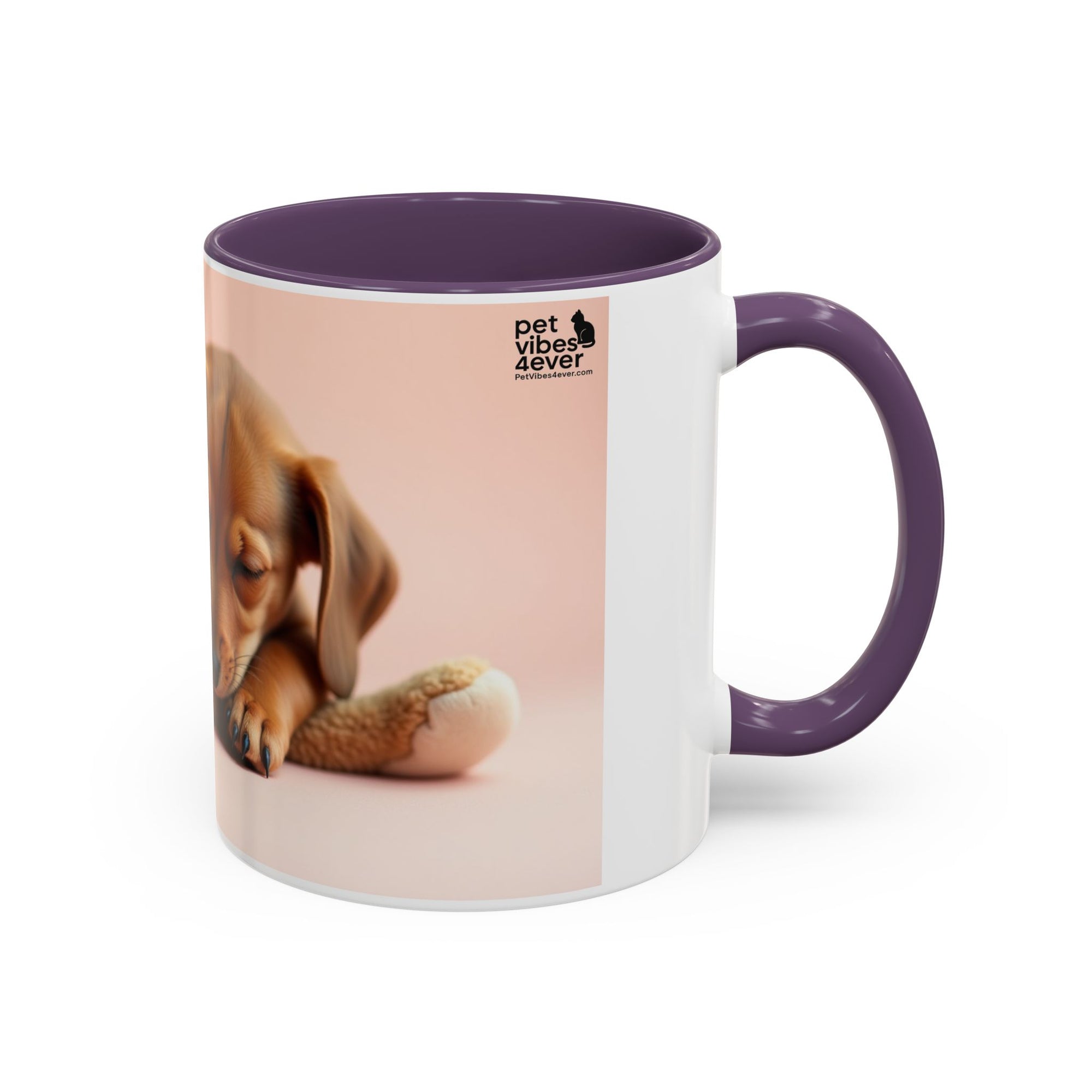 Cute Dog and Toy Accent Coffee Mug - Perfect for Pet Lovers, Gift for Animal Enthusiasts, Adorable Mug for Home and Office