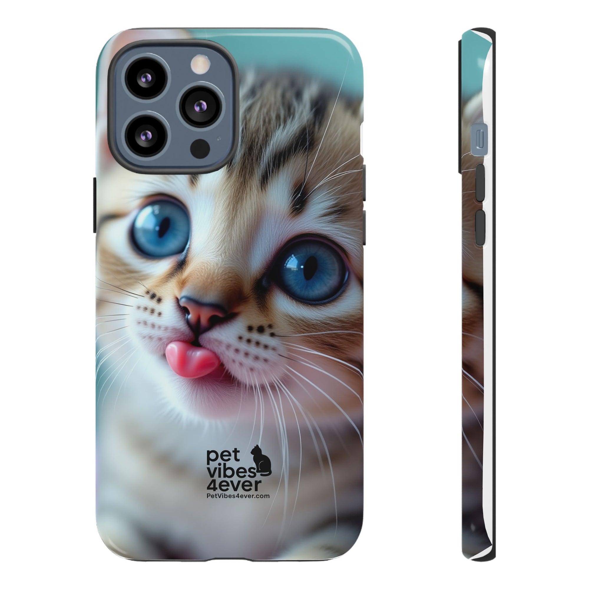 Cute Cat Phone Case, Pet Lover Gift, Funny Animal Protector, Cute Tech Accessories, Cat Mom Gift