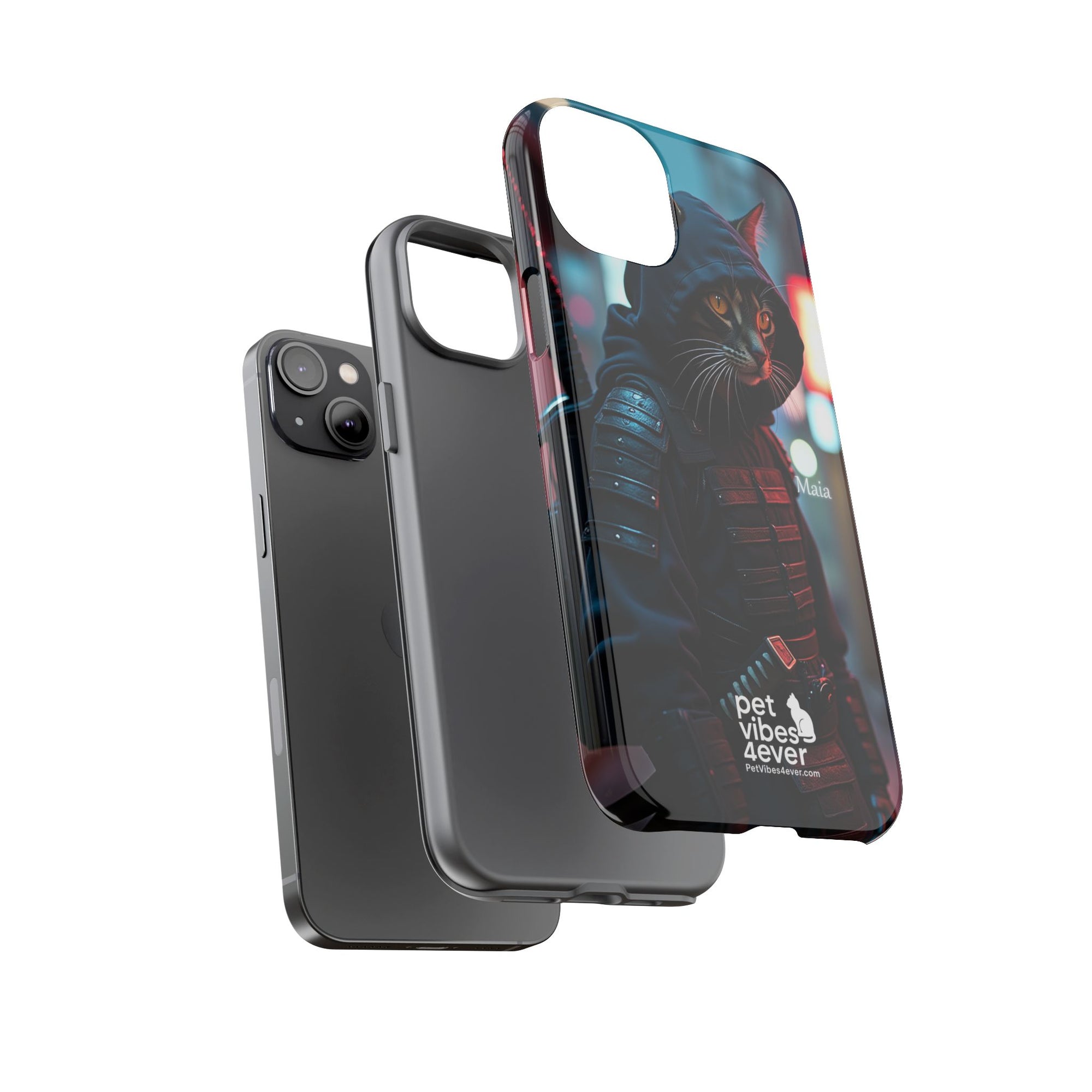 Tough Cases: Cool Cat Phone Case with 'Pet Vibes 4ever', Perfect for Cat Lovers, Unique Gift for Pet Enthusiasts, Fun Phone Accessory, [...]