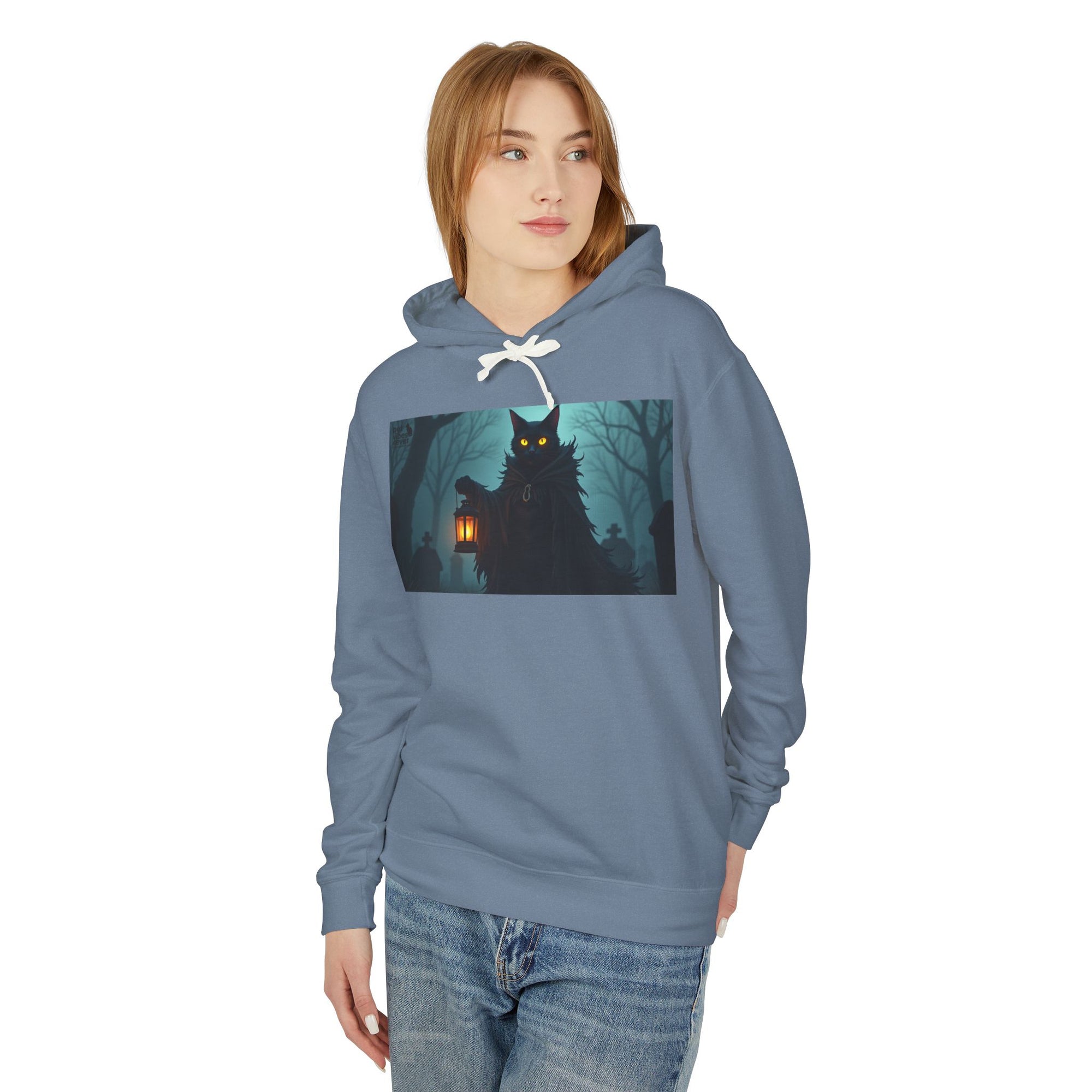 Mysterious Forest Hoodie, Cozy Lightweight Hooded Sweatshirt for Fall, Perfect for Halloween, Unisex Gift, Casual Wear, Autumn Style