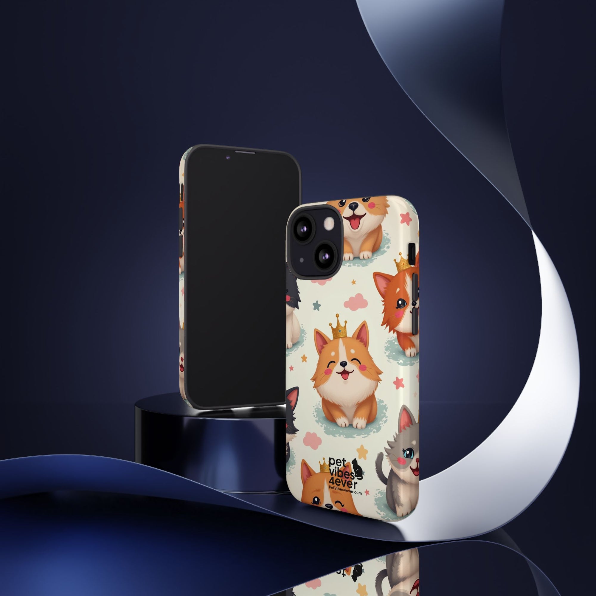 Cute Pet Phone Case, Dog Lover Accessory, Cat Phone Cover, Gift for Animal Lovers, Birthday Present, Pet Vibes Forever