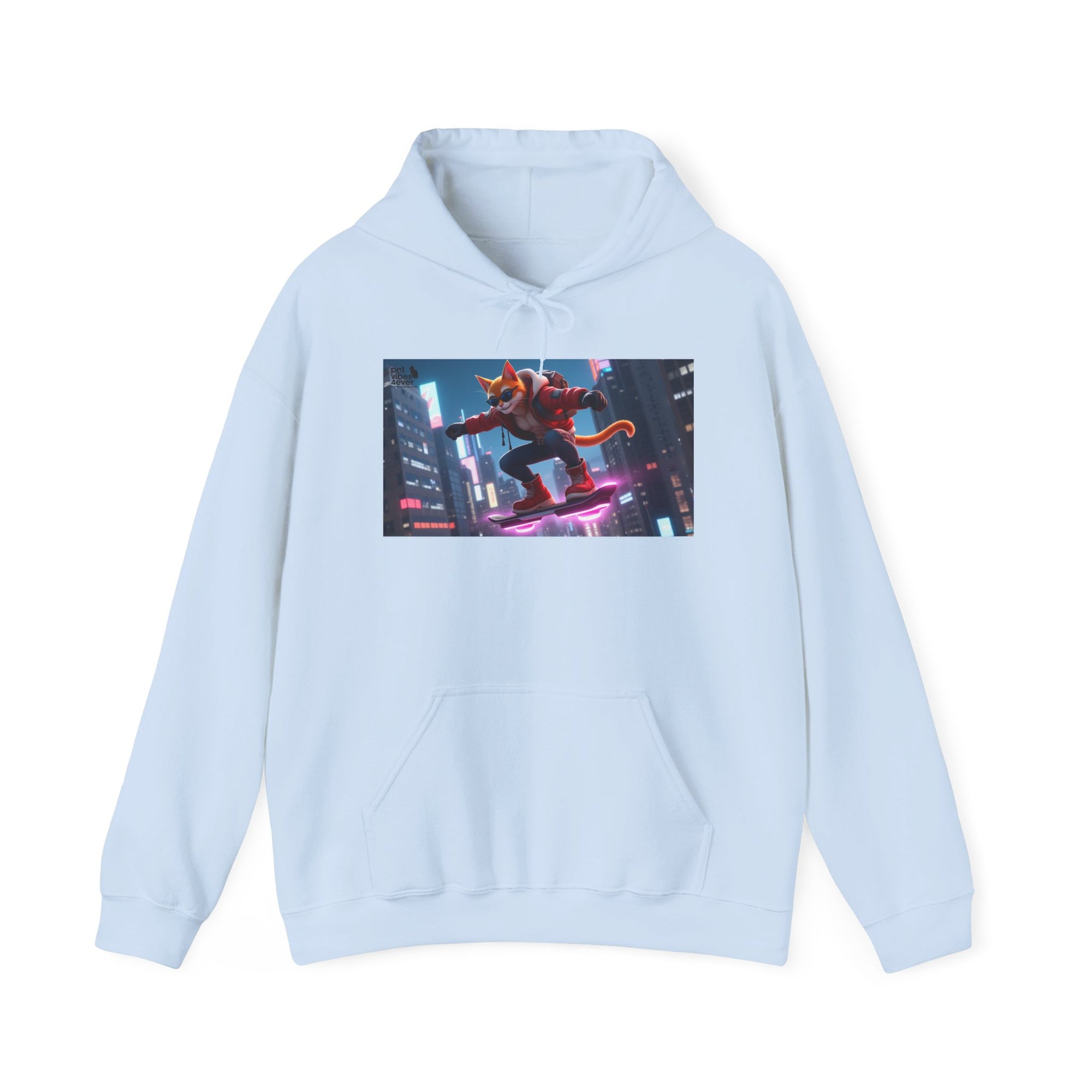 Urban Jungle Unisex Hoodie - Retro Neon Design, Streetwear Sweatshirt, Perfect for Teens, Gift for Video Game Lovers, Cozy Layering