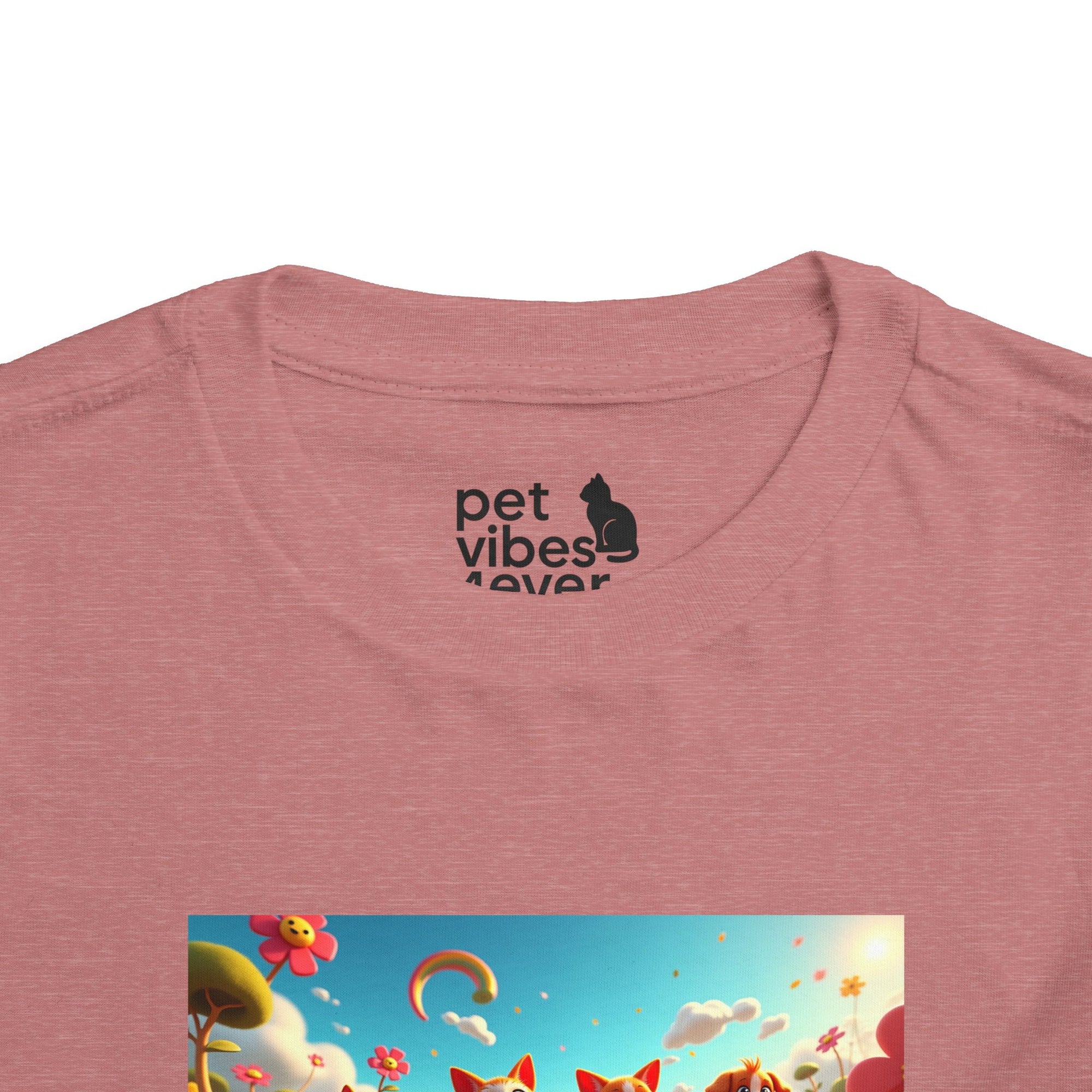 Colorful Toddler Short Sleeve Tee, Fun Kids T-Shirt, Summer Playwear, Birthday Gift, Rainbow Design Tee, Everyday Playwear