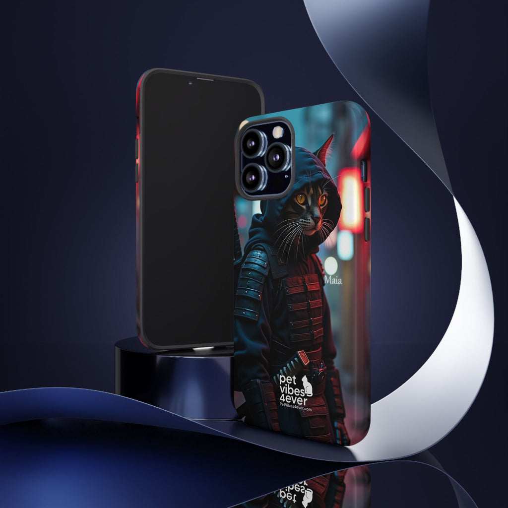 Tough Cases: Cool Cat Phone Case with 'Pet Vibes 4ever', Perfect for Cat Lovers, Unique Gift for Pet Enthusiasts, Fun Phone Accessory, [...]