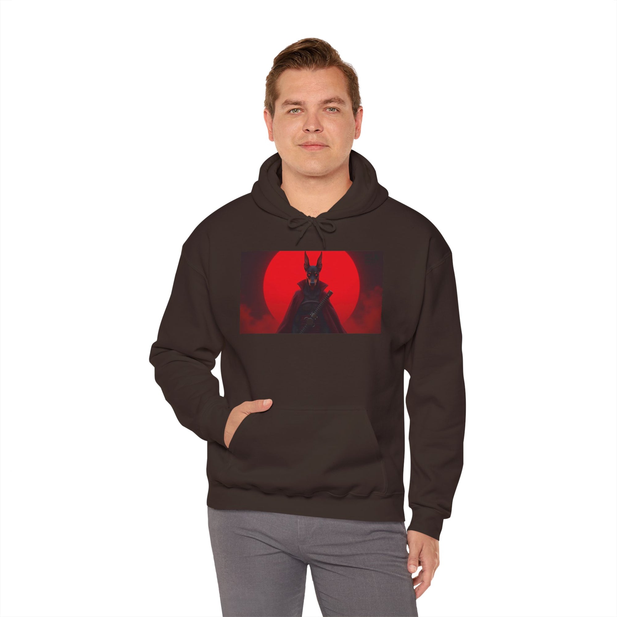Red Sun Graphic Hoodie for Fans, Perfect for Cozy Days, Gifting, Festivals, and Casual Outings.
