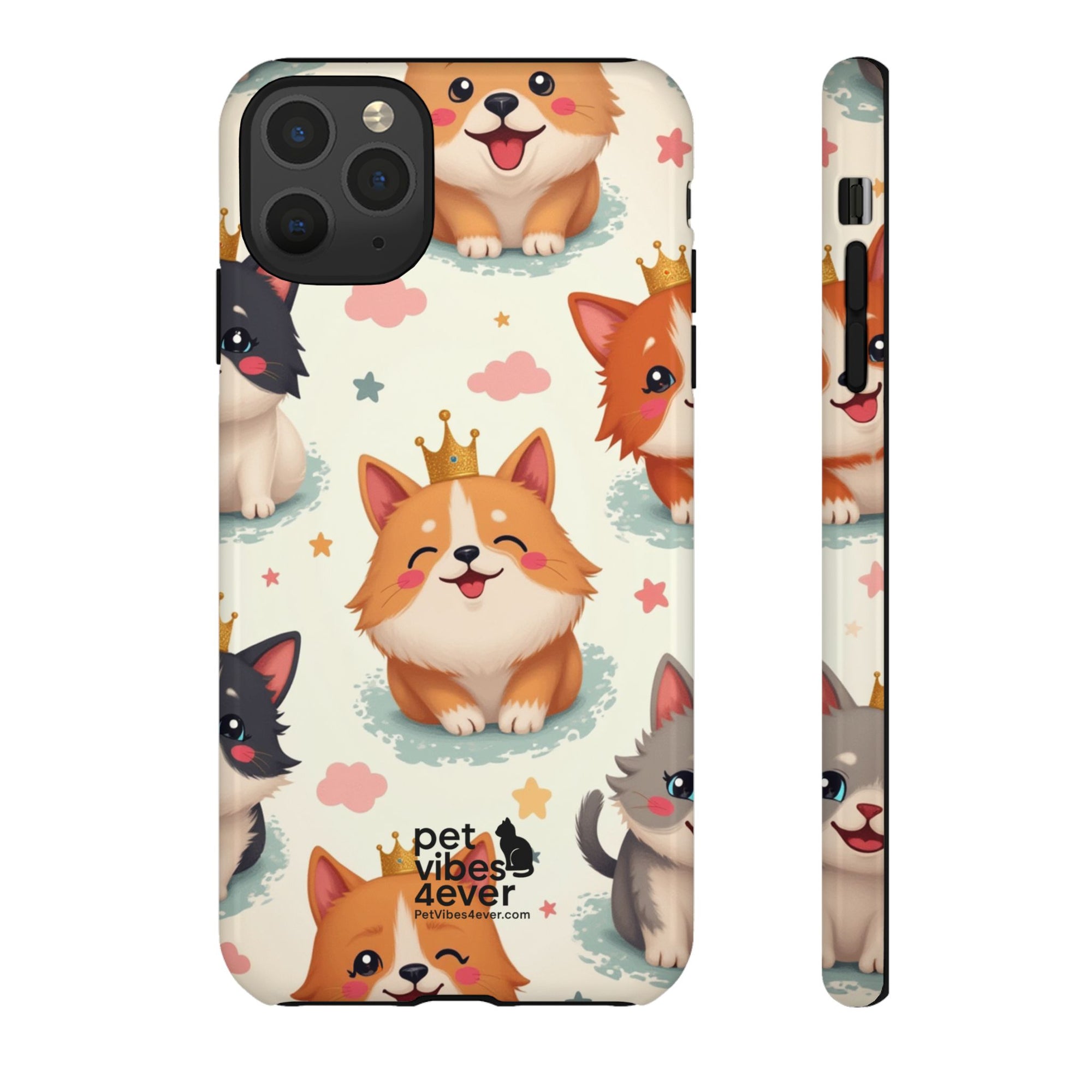 Cute Pet Phone Case, Dog Lover Accessory, Cat Phone Cover, Gift for Animal Lovers, Birthday Present, Pet Vibes Forever
