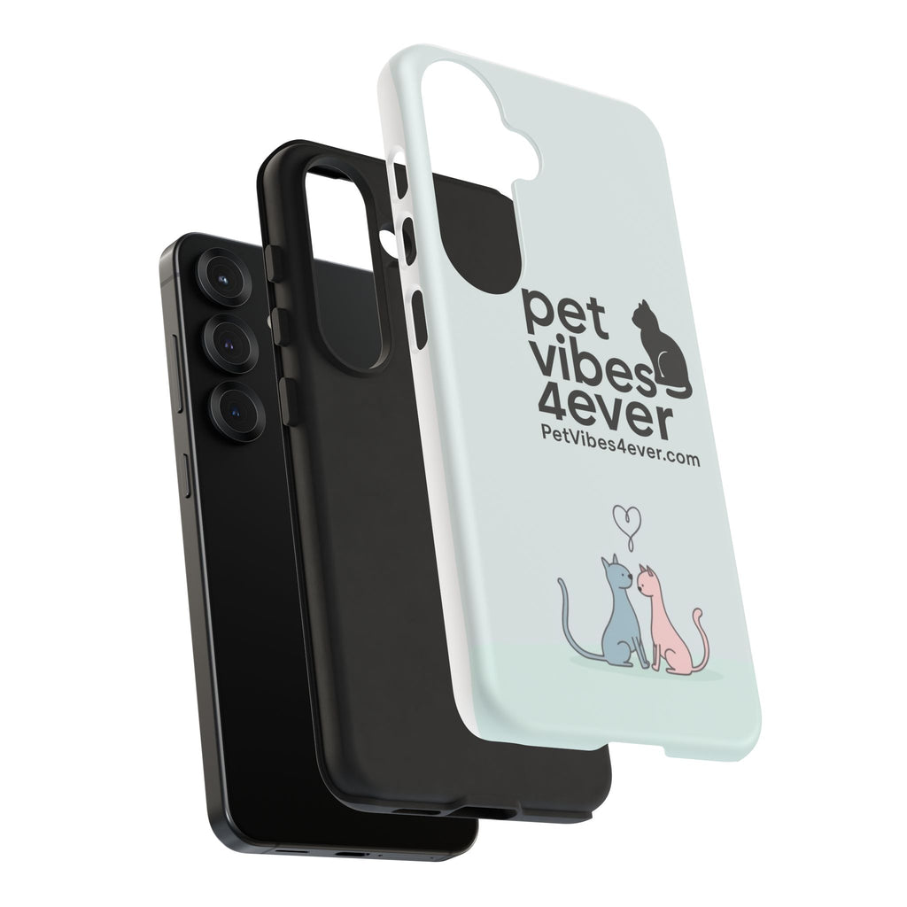 Cute Cat Phone Case, Colorful Tough Case for Pet Lovers, Cat-Themed Accessory, Gift for Animal Lovers, Mobile Phone Protection