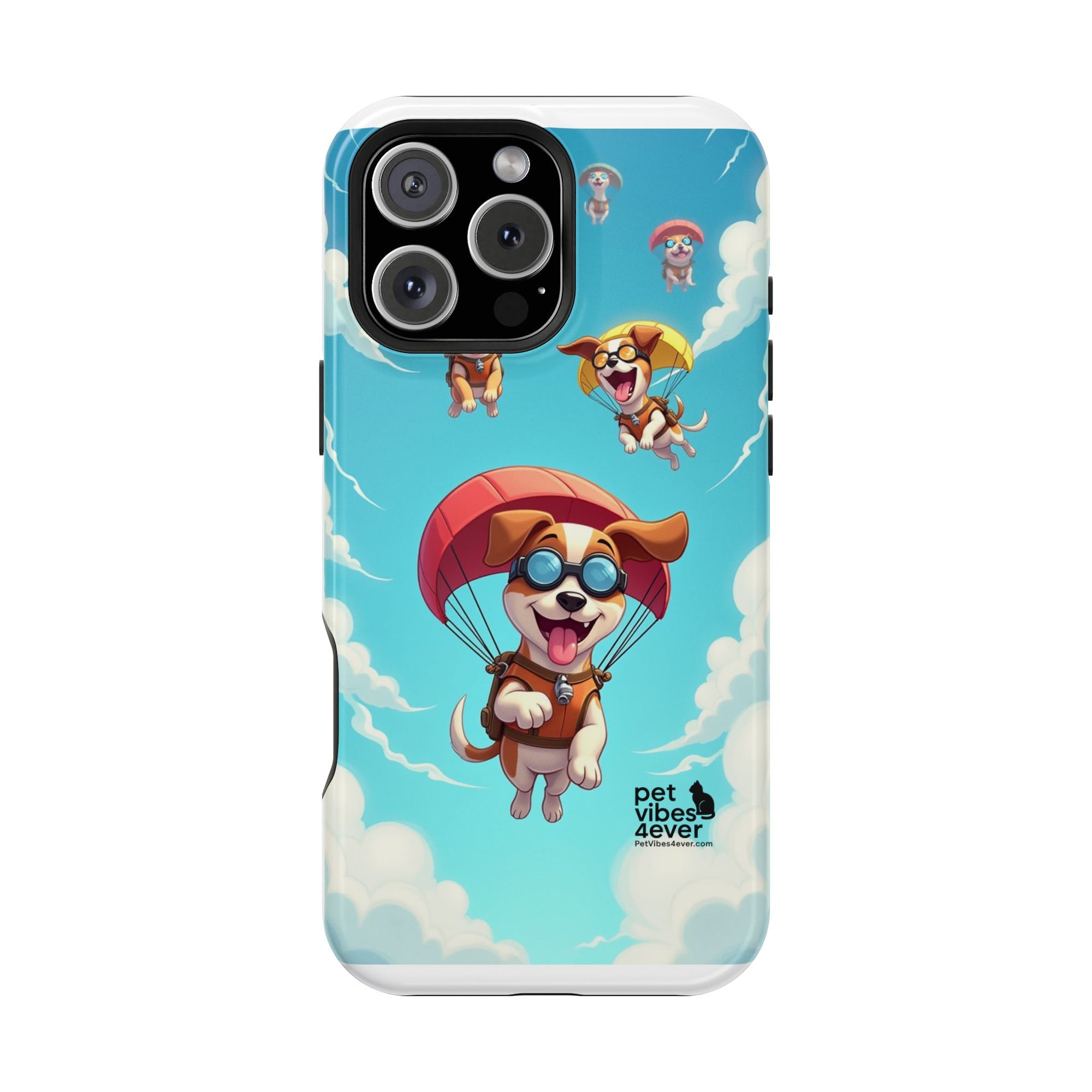 Playful Pet Vibes iPhone Case | Impact-Resistant Dog Design, Gifts for Dog Lovers, Cute Phone Accessory, Fun Pet Merchandise, [...]