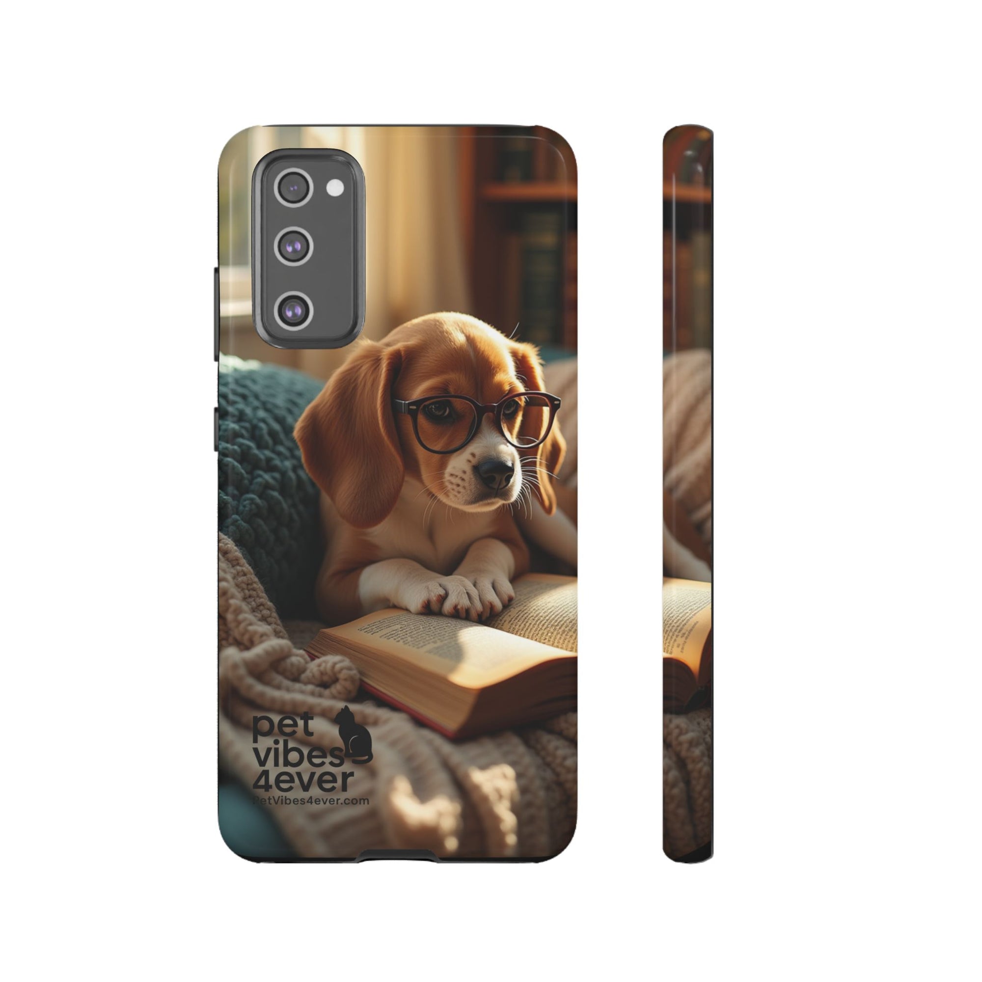 Dog-Themed Phone Case with "Pet Vibes Forever" Design, Cute Dog Accessories, Pet Lover Gift, Phone Cover, Animal Lover Decor